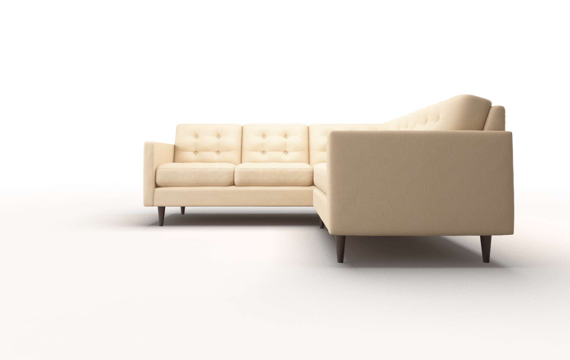 Oslo Bella Coffee Sectional espresso legs 5