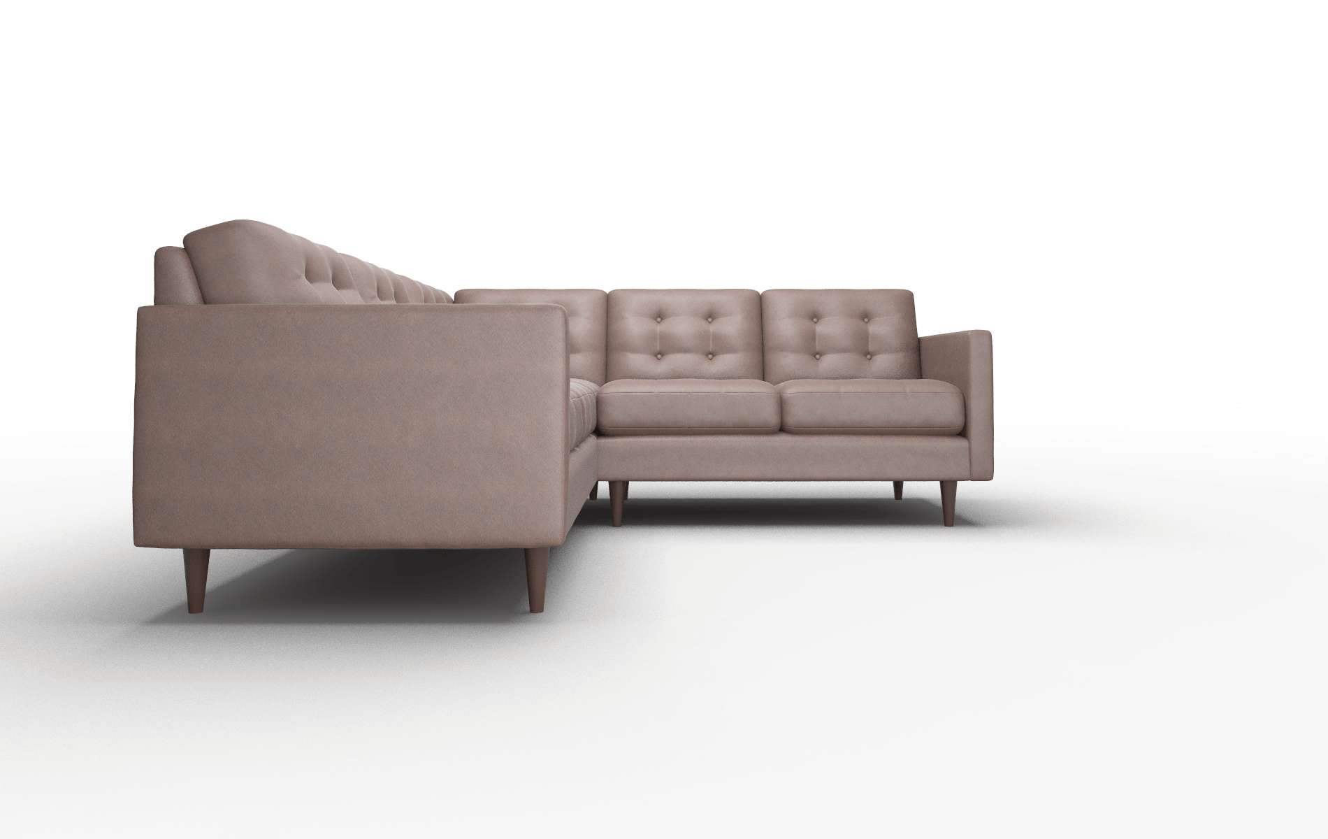 Oslo Bella Espresso Sectional espresso legs 2