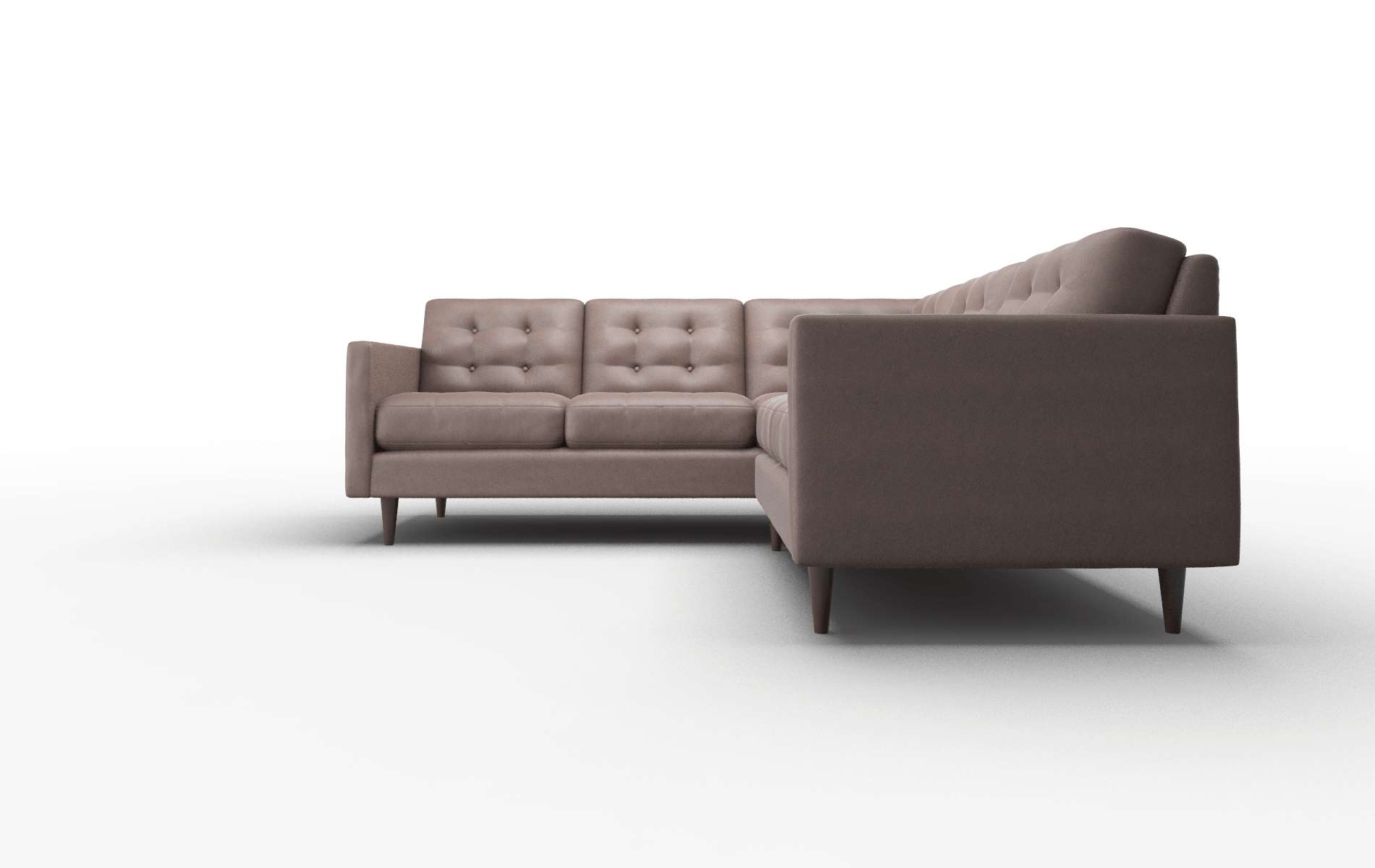 Oslo Bella Espresso Sectional espresso legs 5