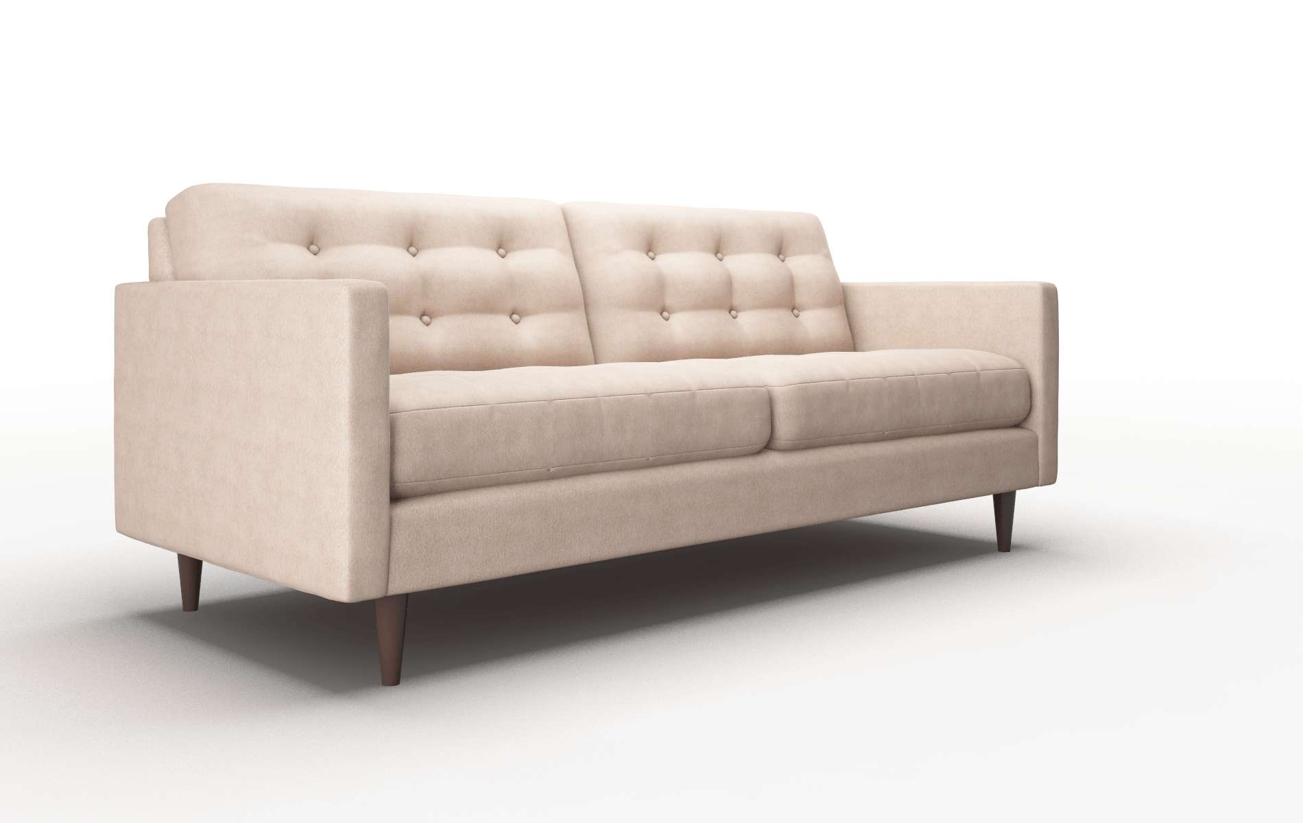 Oslo Bella Pewter Sofa espresso legs 2
