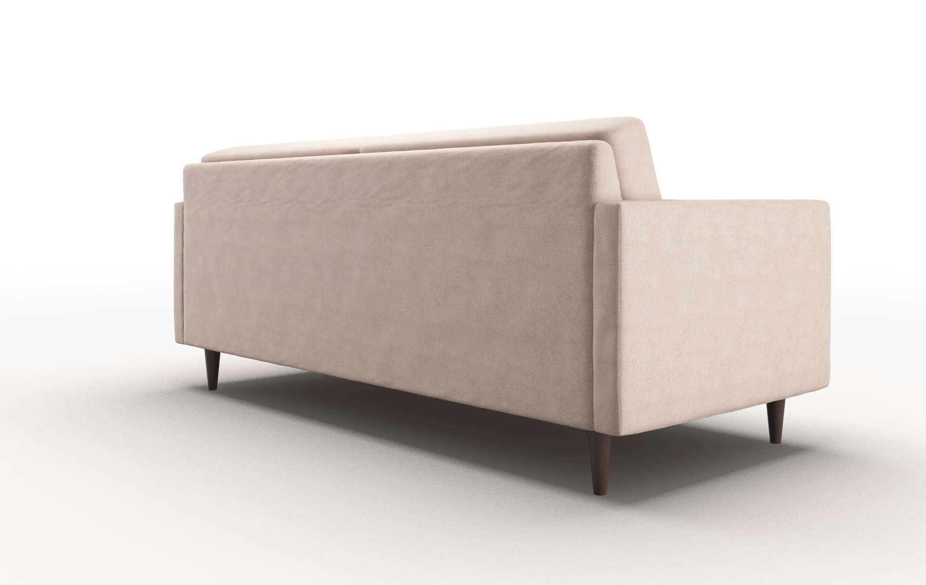 Oslo Bella Pewter Sofa espresso legs 5