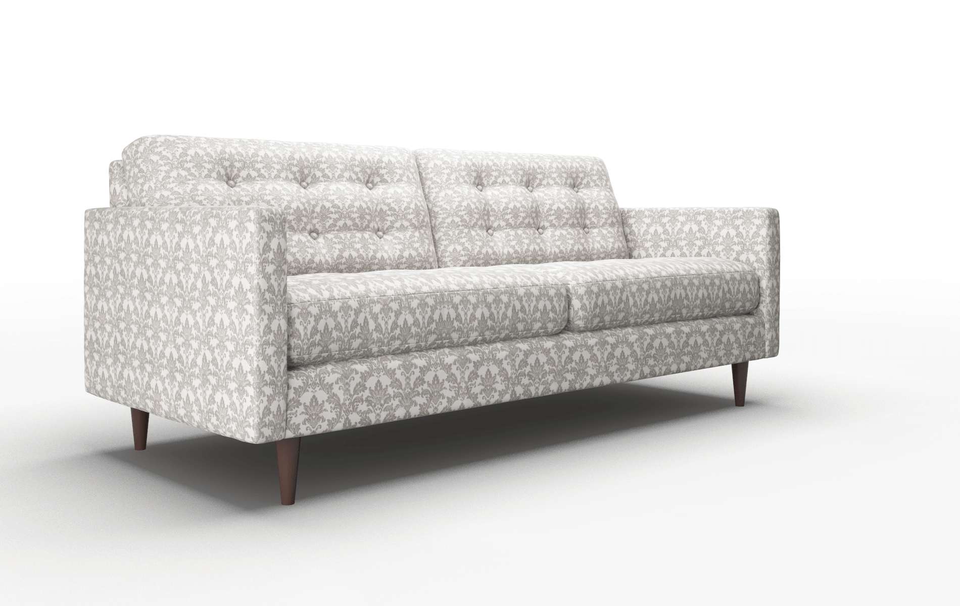 Oslo Bergamo Dove Sofa espresso legs 2