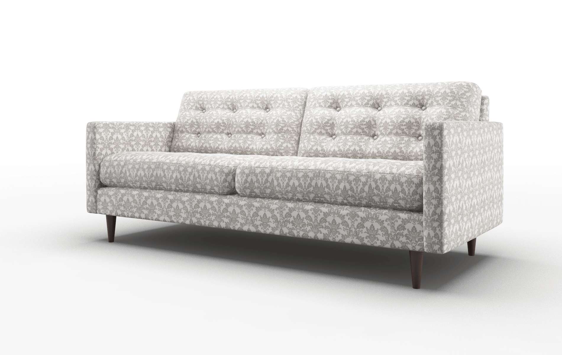Oslo Bergamo Dove Sofa espresso legs 4