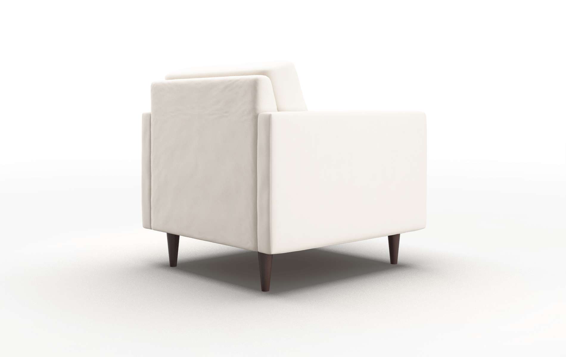 Oslo Blanche Milky Chair espresso legs 5