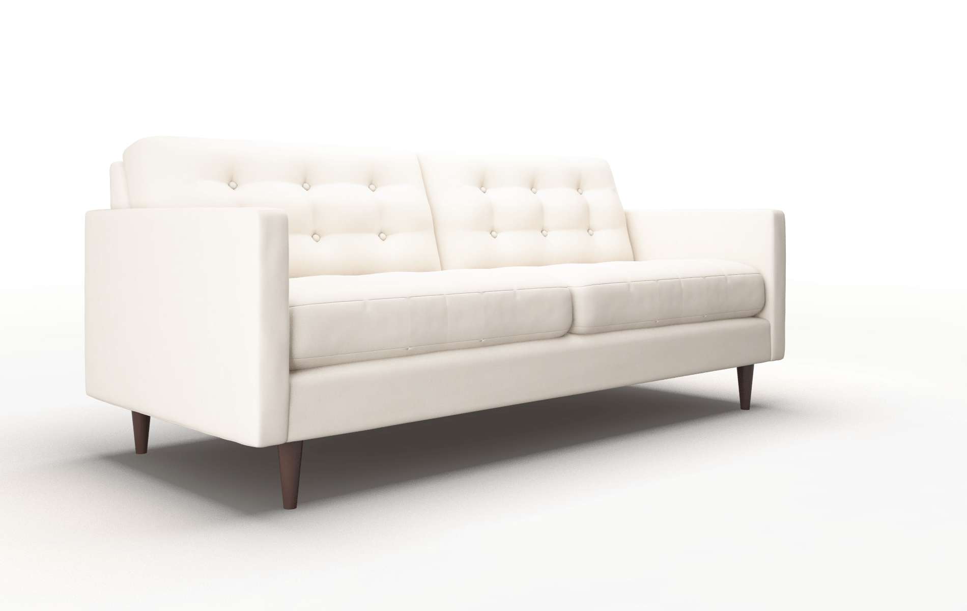 Oslo Blanche Milky Sofa espresso legs 2