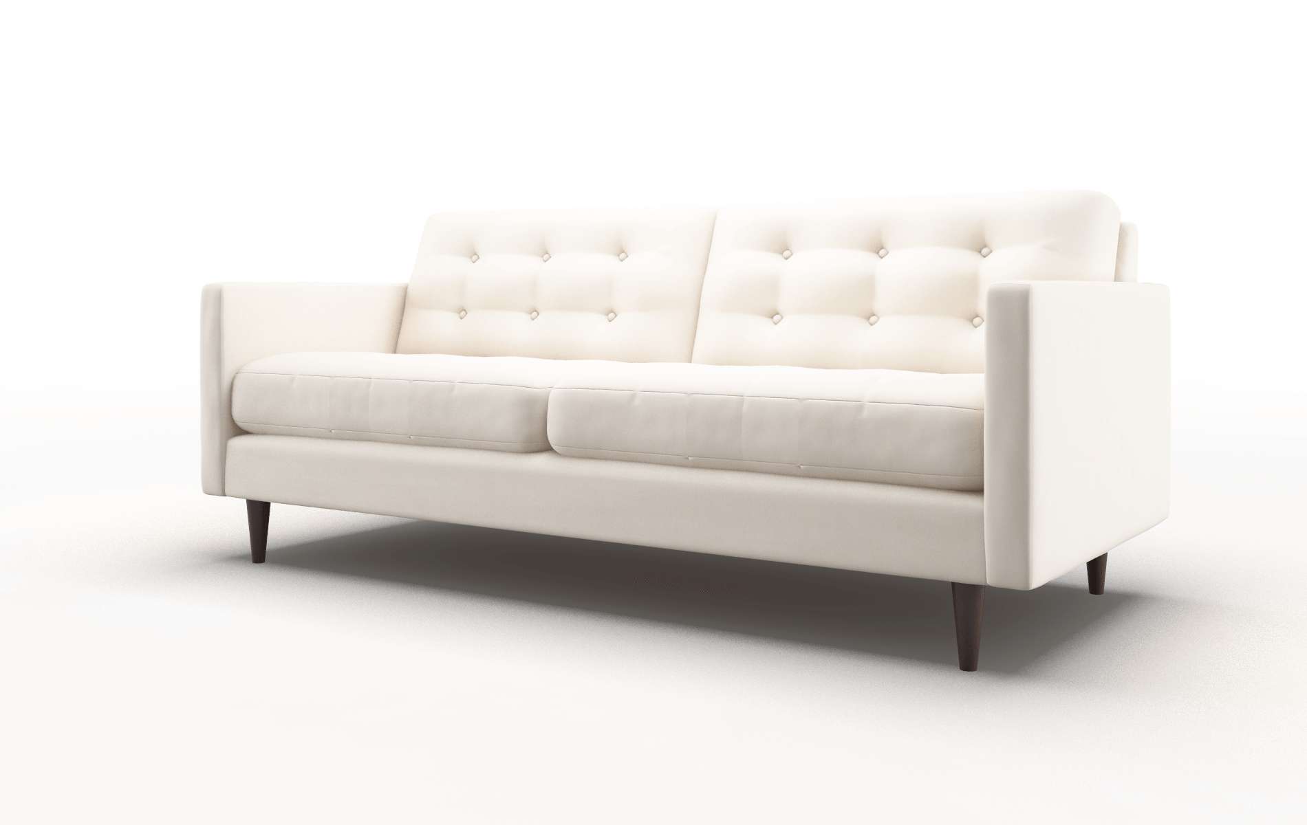 Oslo Blanche Milky Sofa espresso legs 4