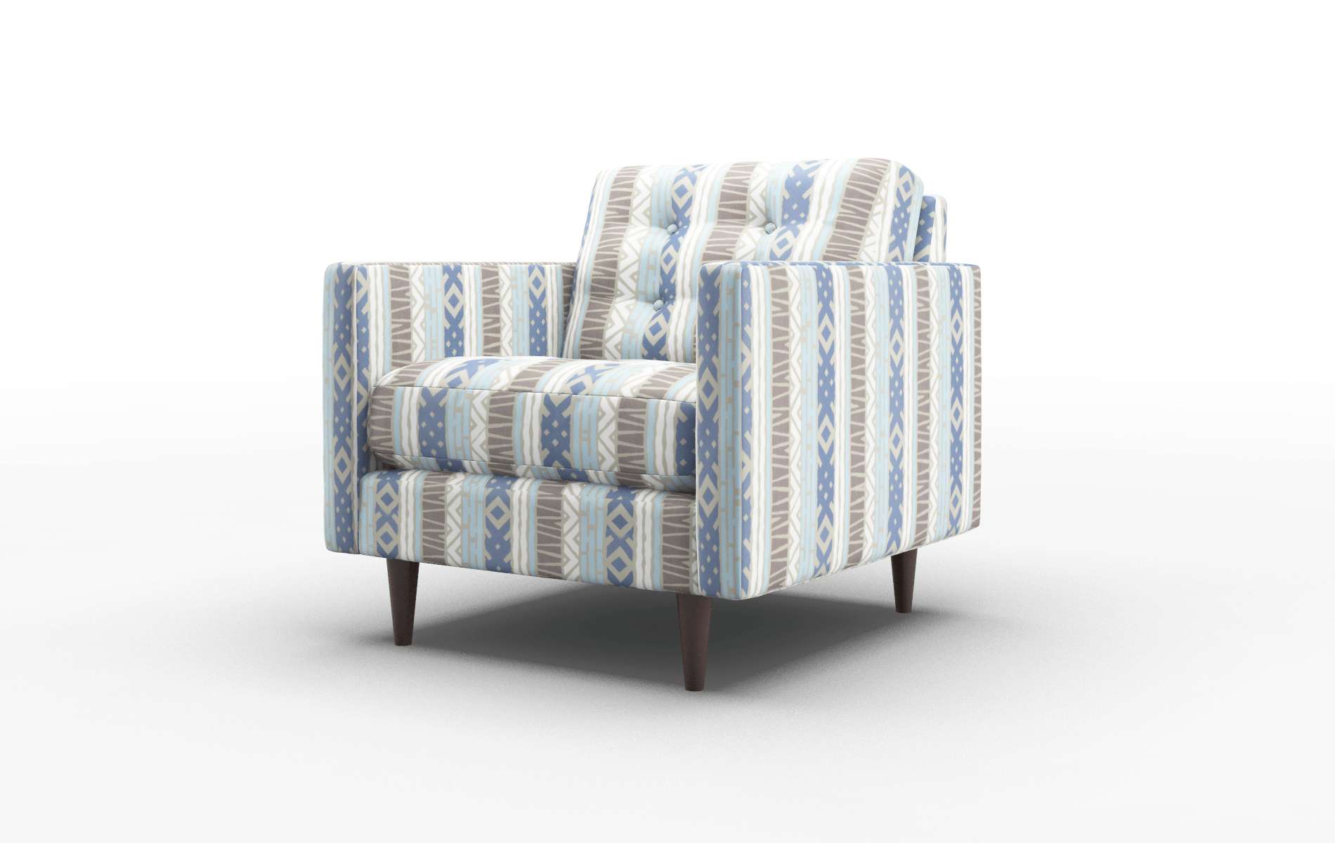 Oslo Bodhi Indigo Chair espresso legs 4