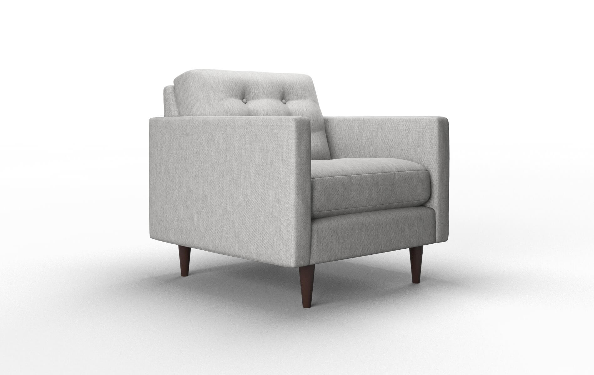 Oslo Bungalow Graphite Chair espresso legs 2