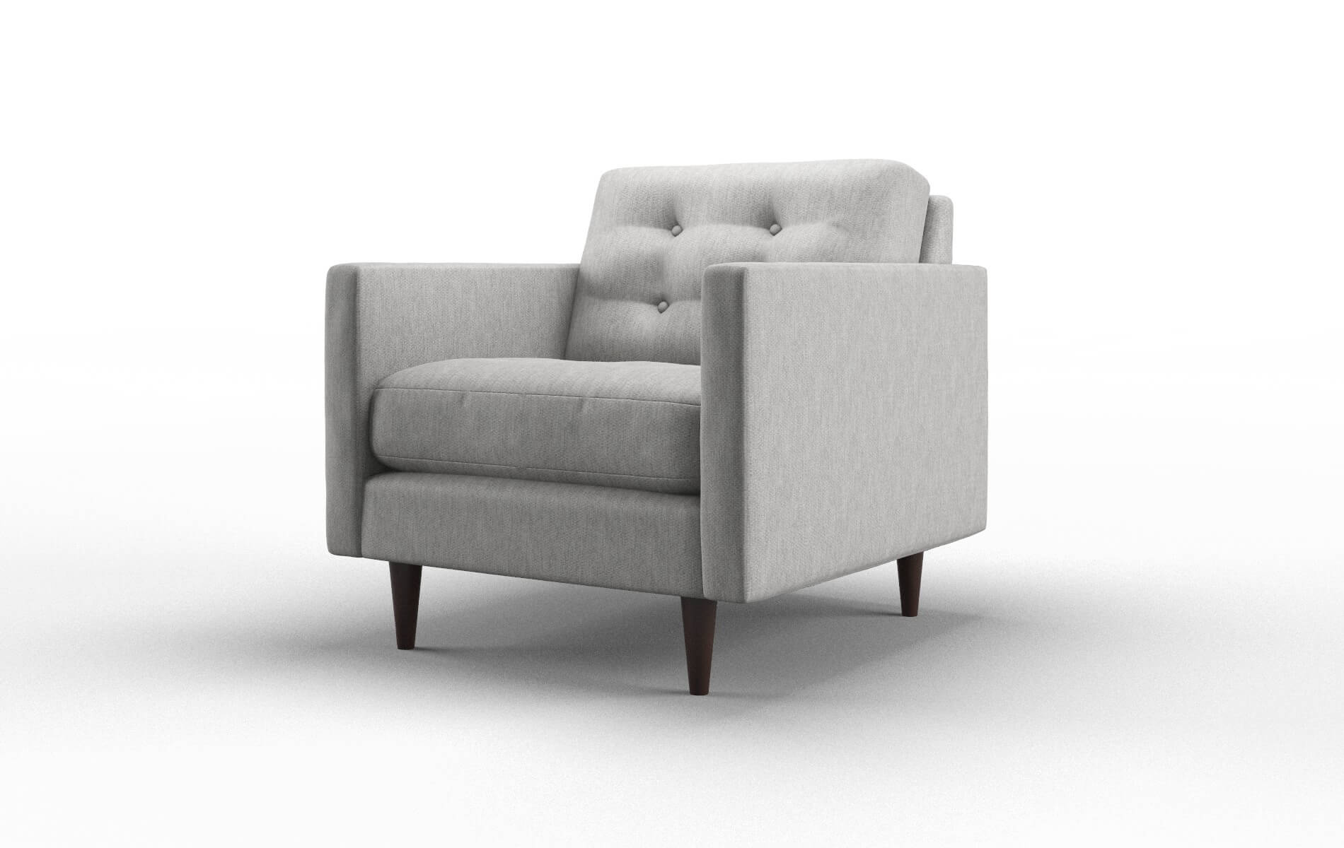 Oslo Bungalow Graphite Chair espresso legs 4