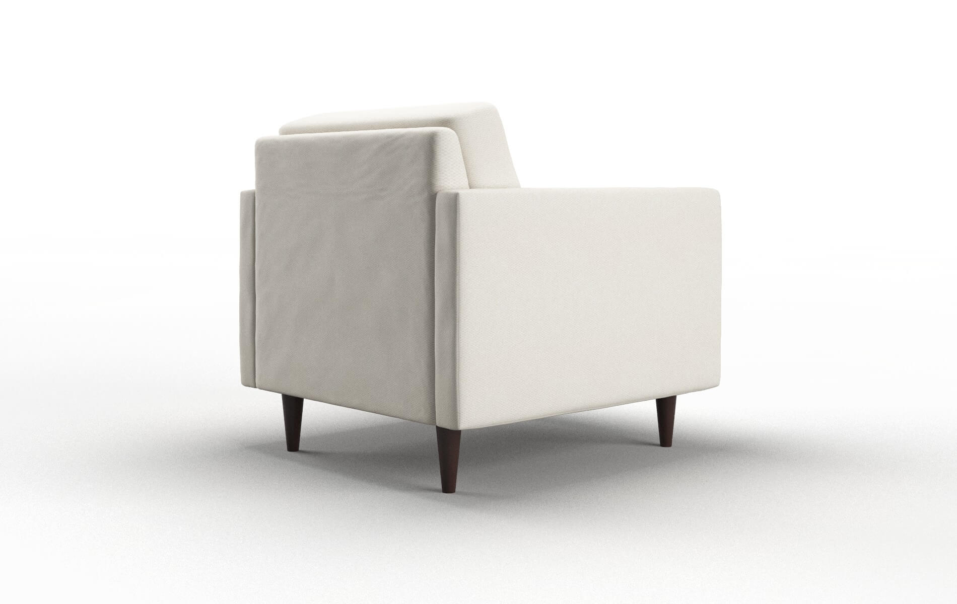 Oslo Bungalow Ivory Chair espresso legs 5