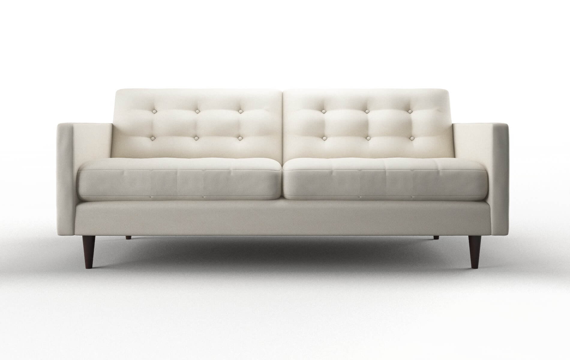 Oslo Bungalow ivory Sofa Espresso Legs  1