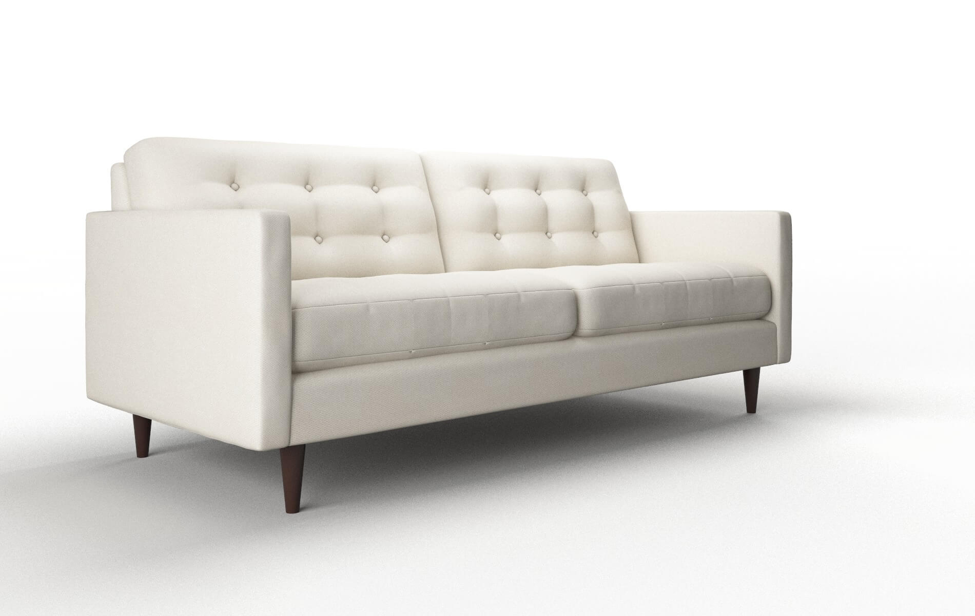 Oslo Bungalow Ivory Sofa espresso legs 2