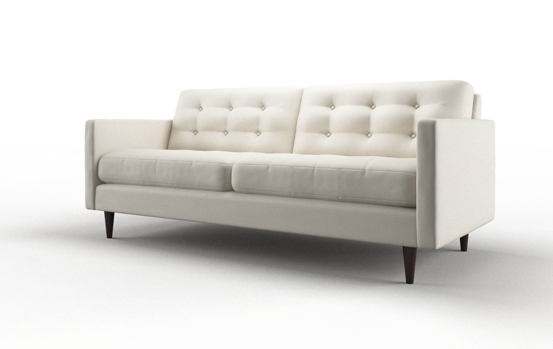 Oslo Bungalow Ivory Sofa espresso legs 4