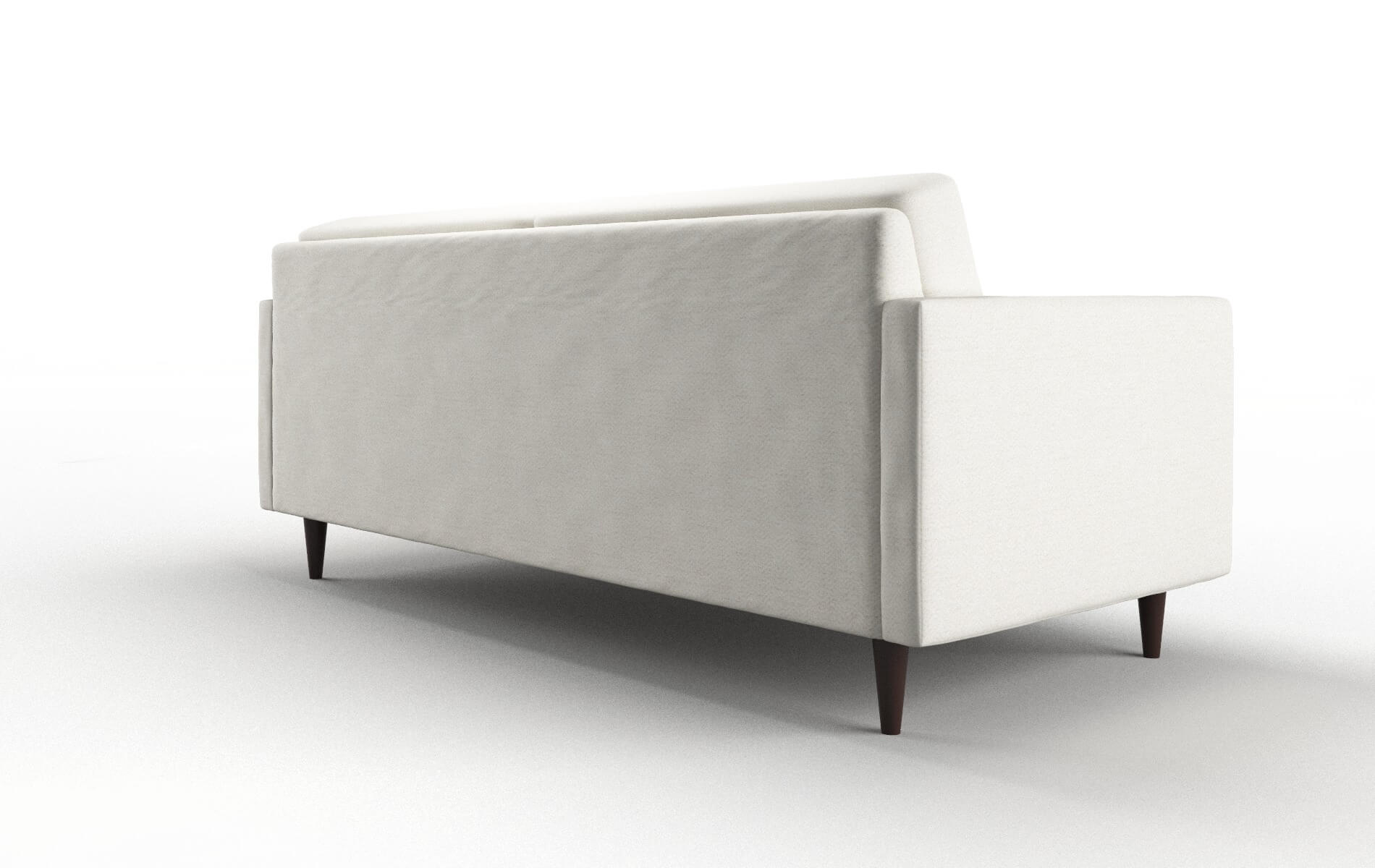 Oslo Catalina Ivory Sofa espresso legs 5