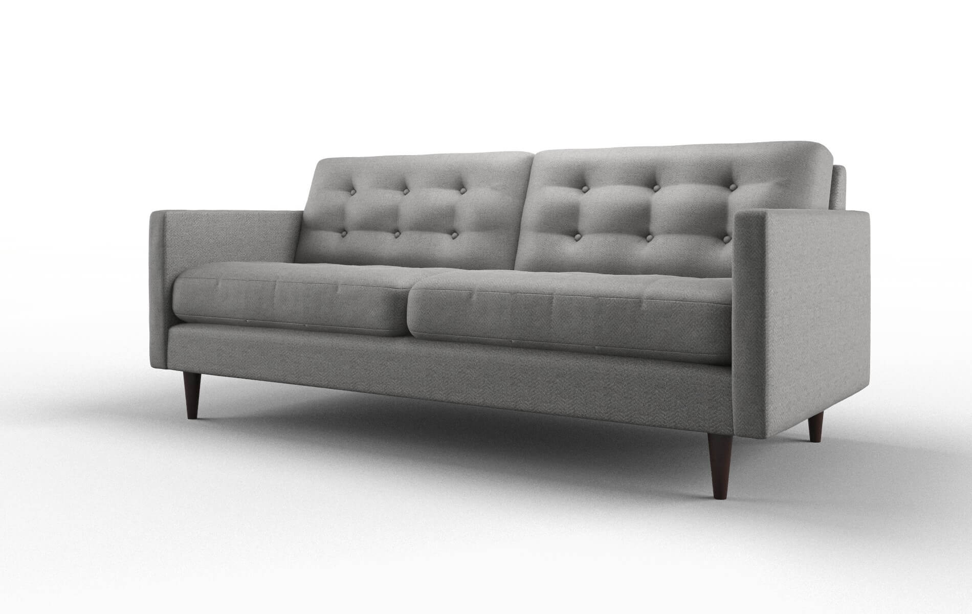 Oslo Catalina Steel Sofa espresso legs 4