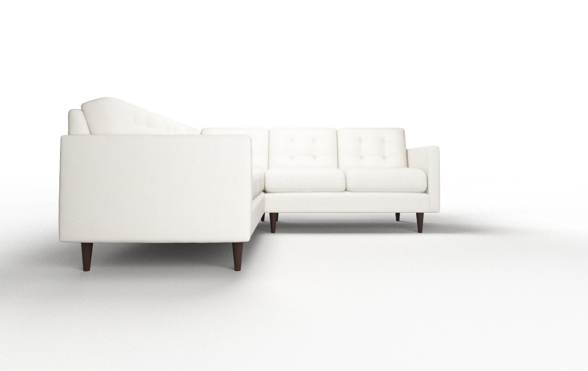 Oslo Chance Bone Sectional espresso legs 2