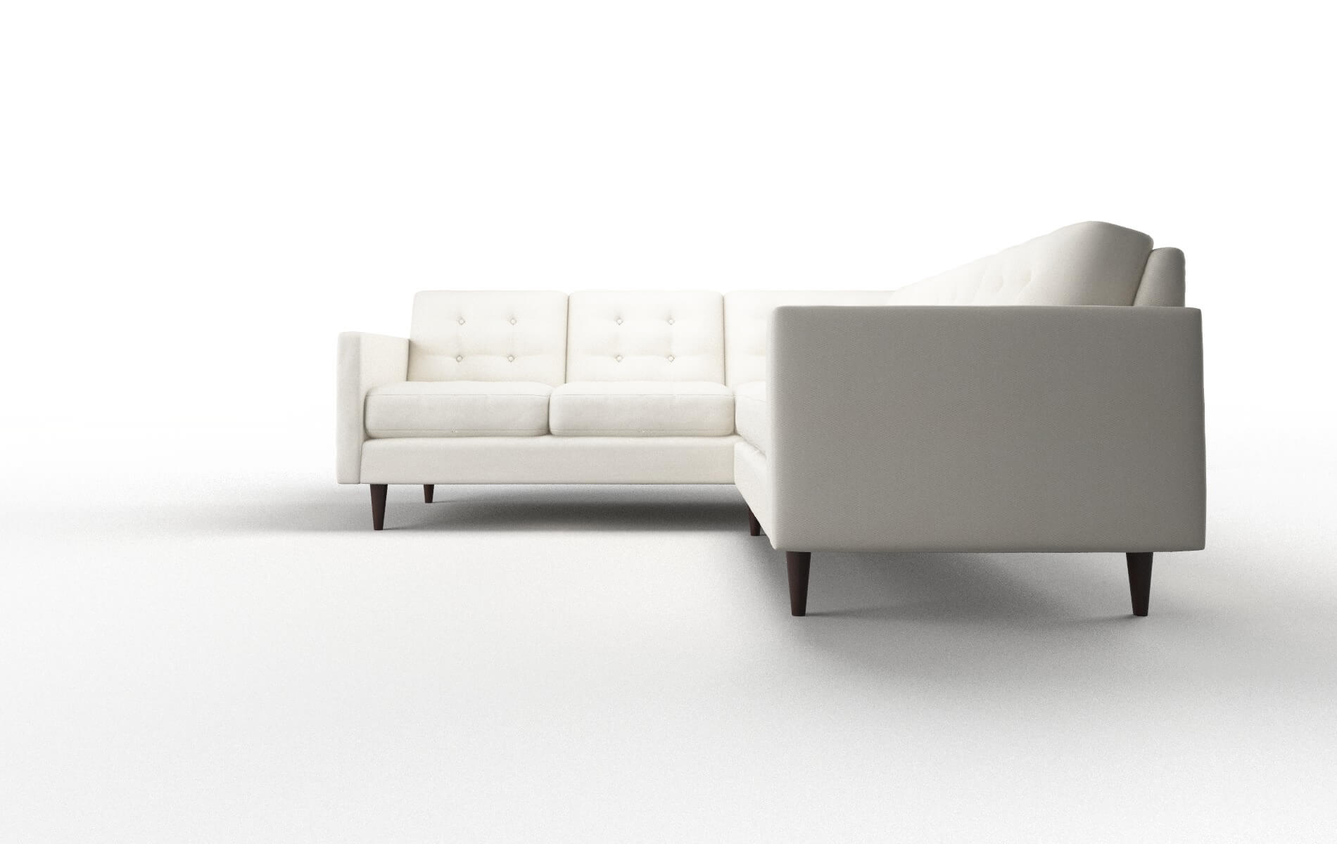 Oslo Chance Bone Sectional espresso legs 5
