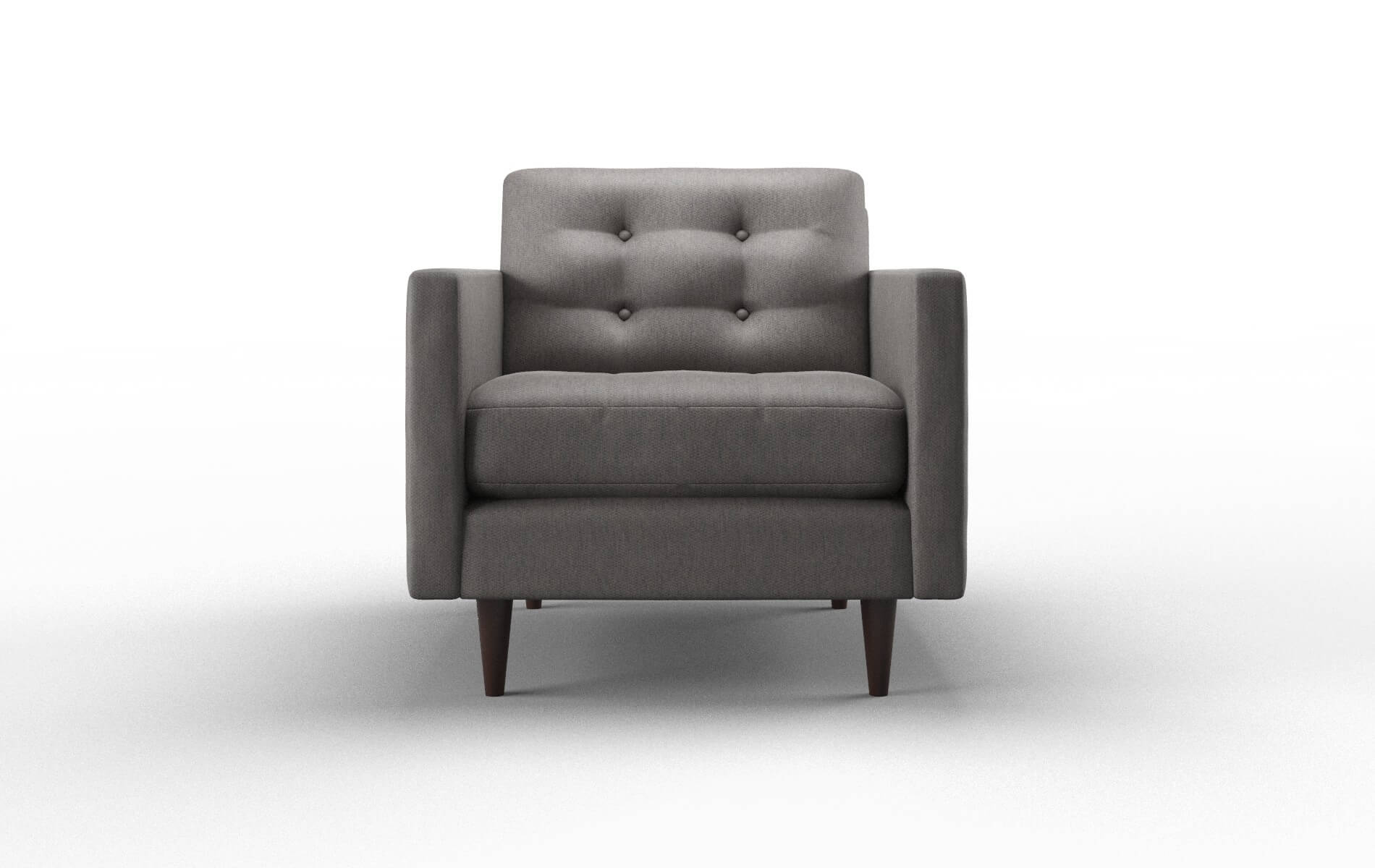 Oslo Cosmo Charcoal chair espresso legs