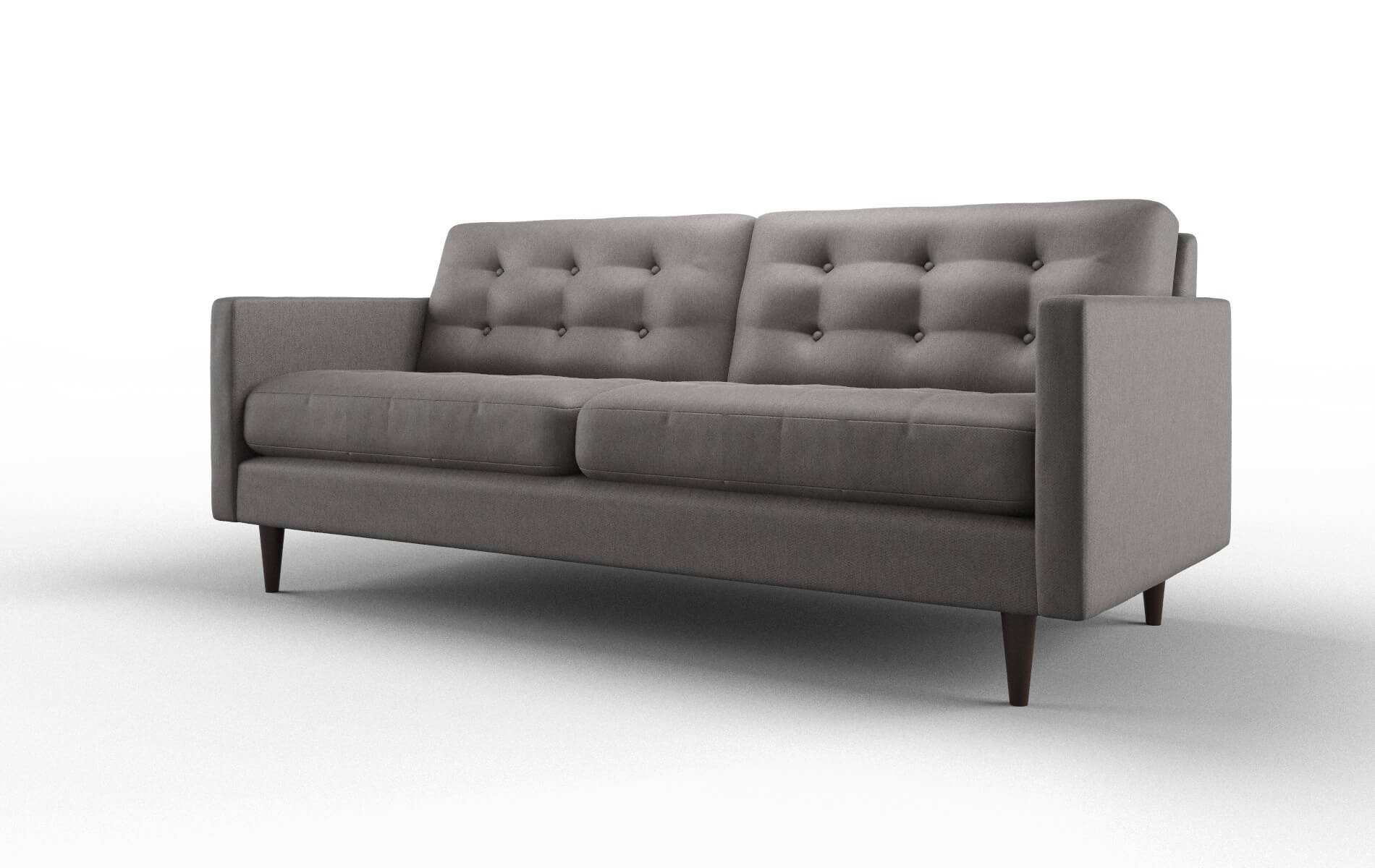 Oslo Cosmo Charcoal Sofa espresso legs 4