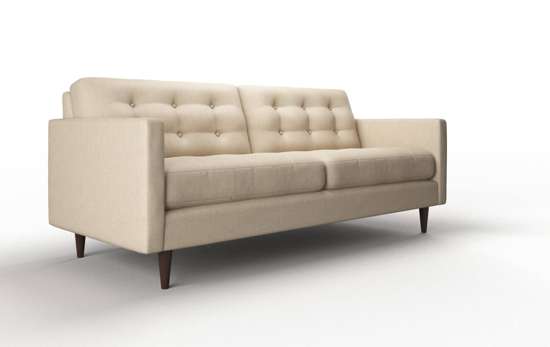 Oslo Cosmo Fawn Sofa espresso legs 2