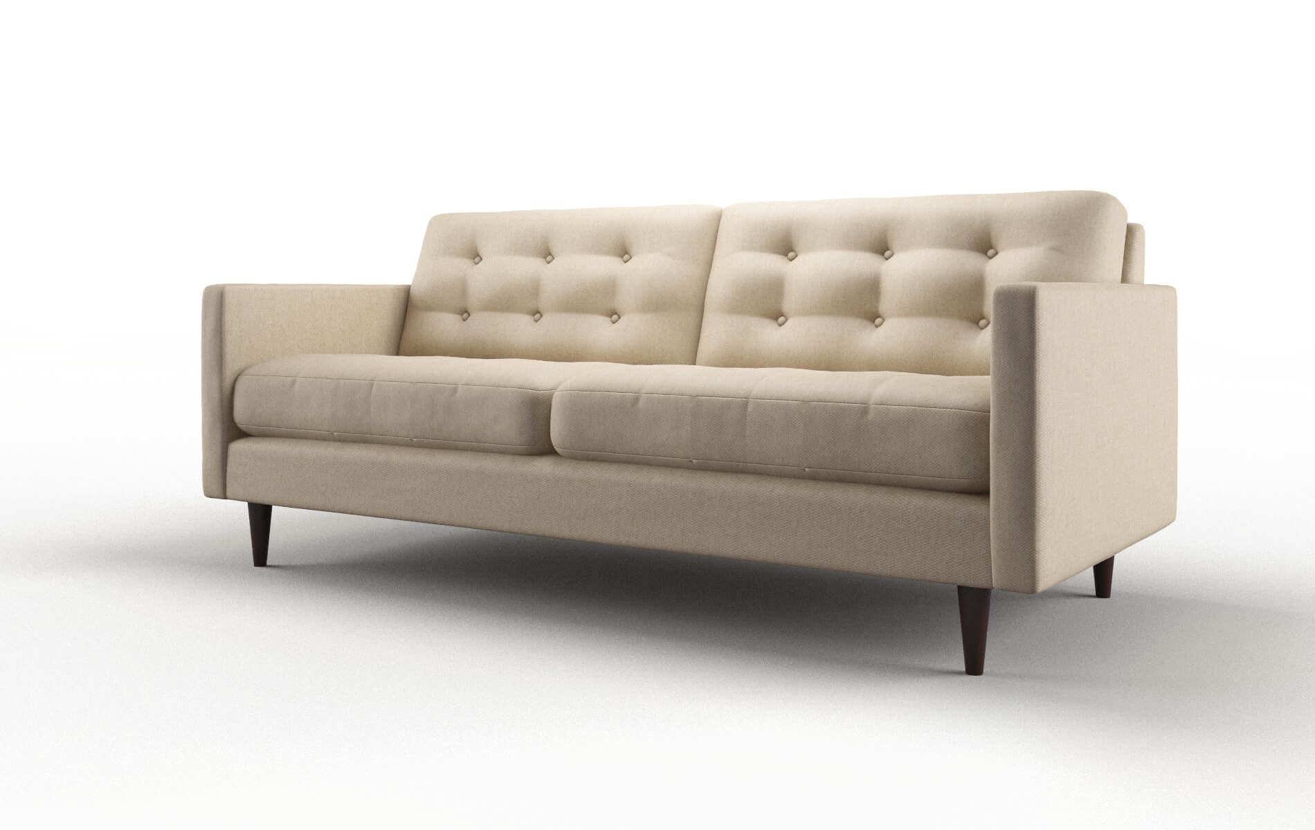 Oslo Cosmo Fawn Sofa espresso legs 4
