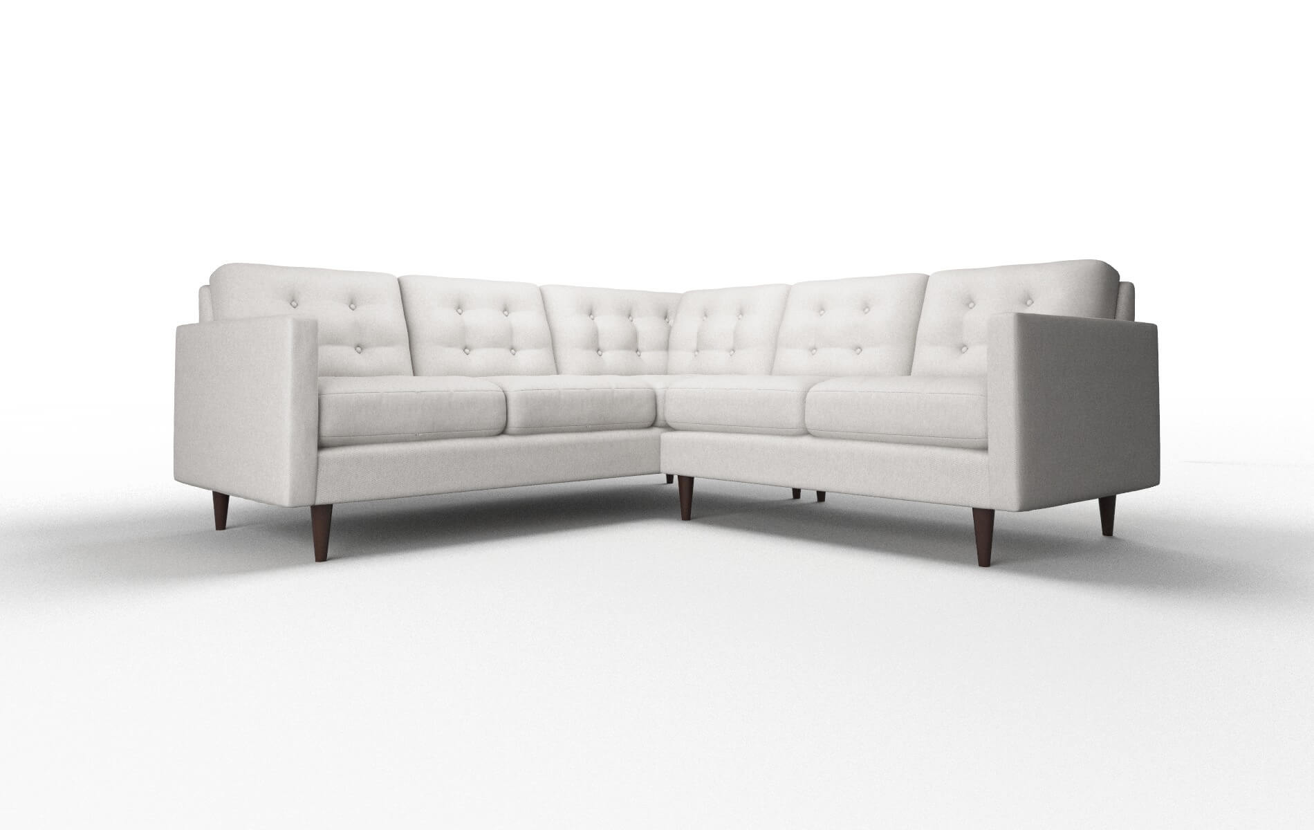 Oslo Cosmo silver Sectional Espresso Legs  1