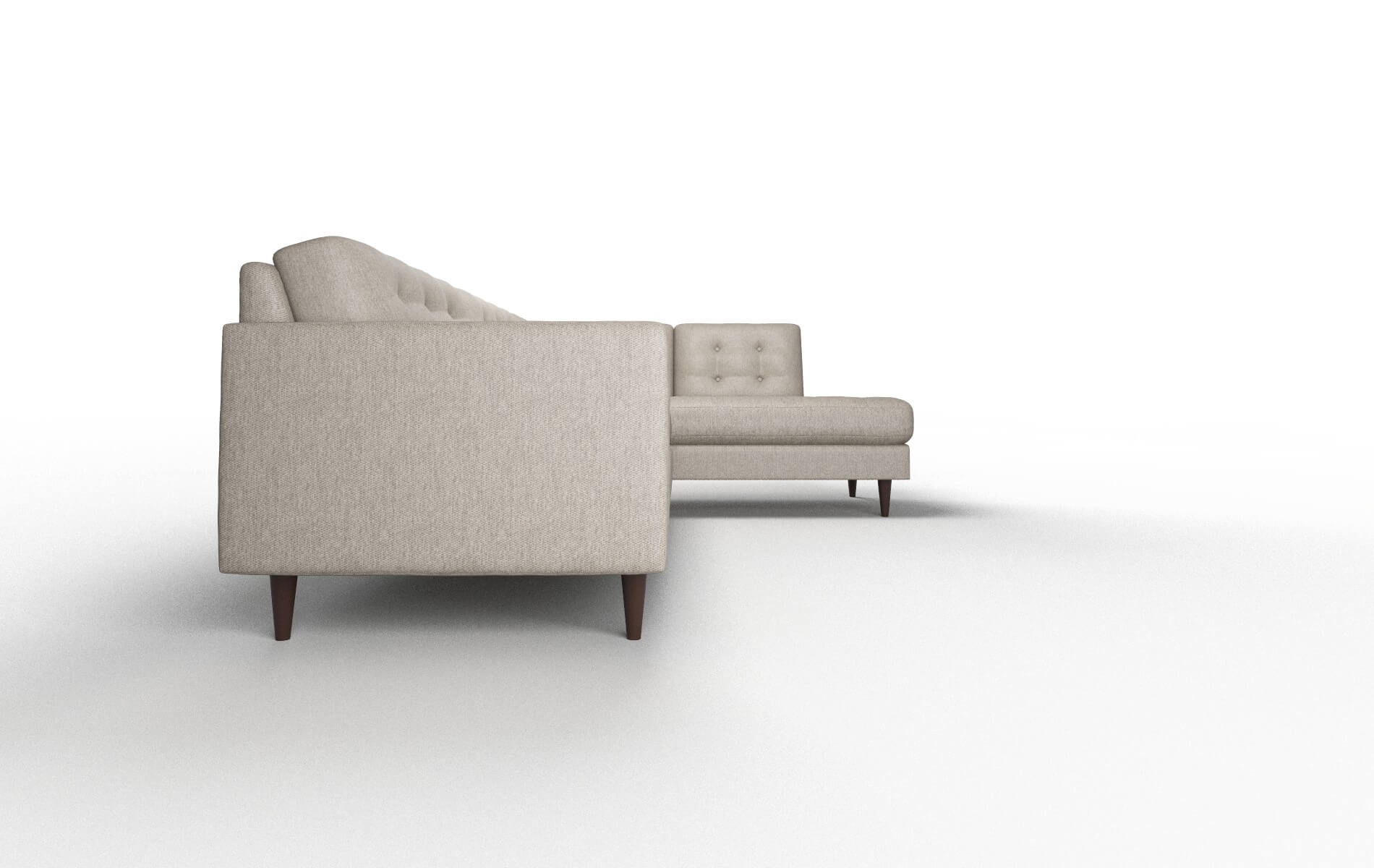 Oslo Cosmo Taupe Panel espresso legs 3