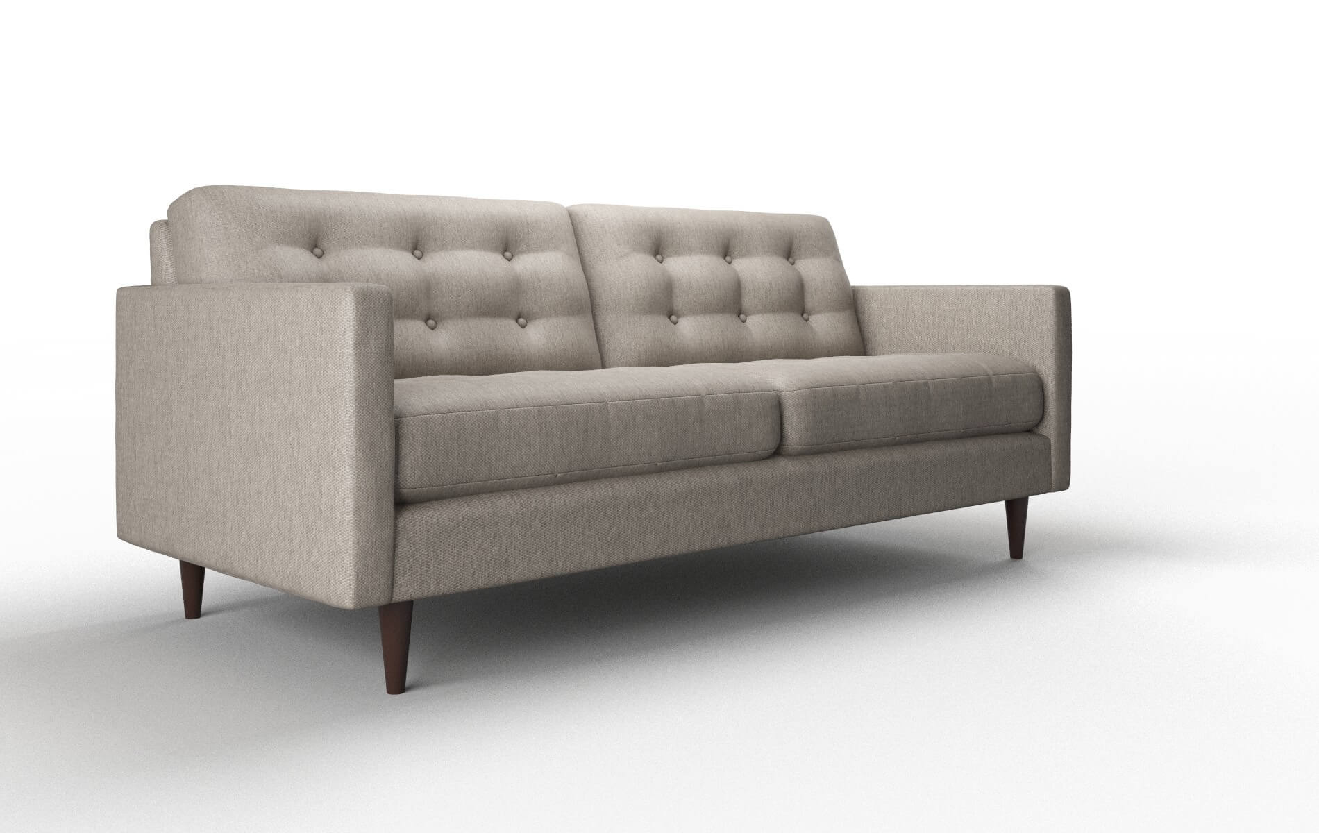Oslo Cosmo Taupe Sofa espresso legs 2