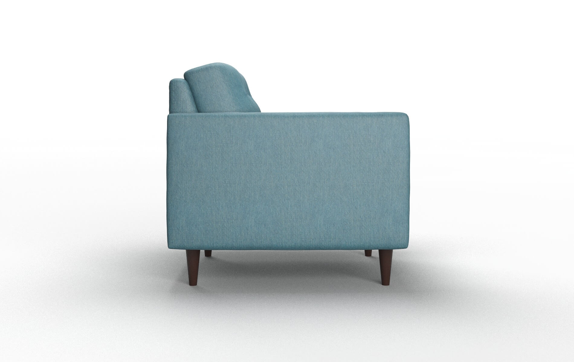 Oslo Cosmo Teal Chair espresso legs 3
