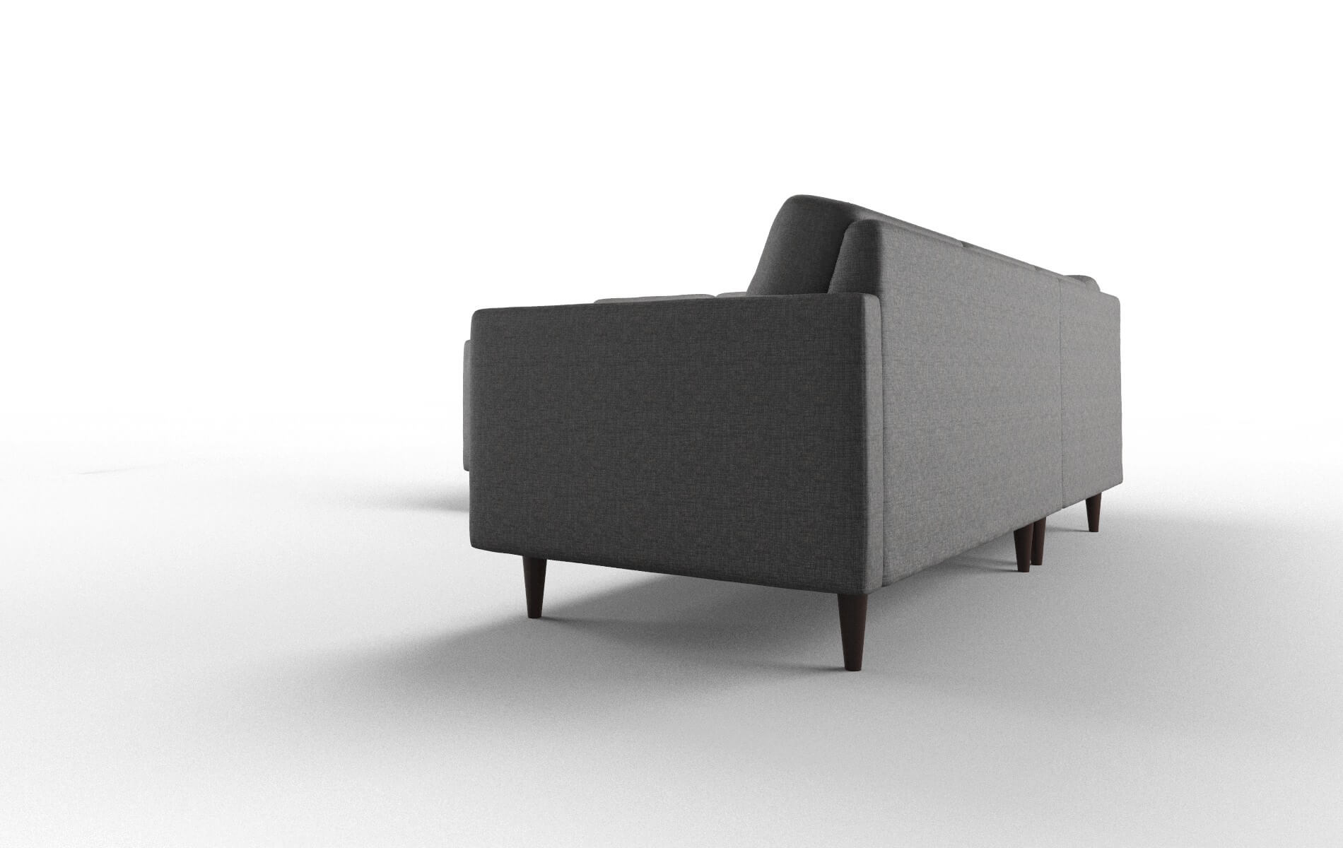 Oslo Curious Pacific Sectional espresso legs 4