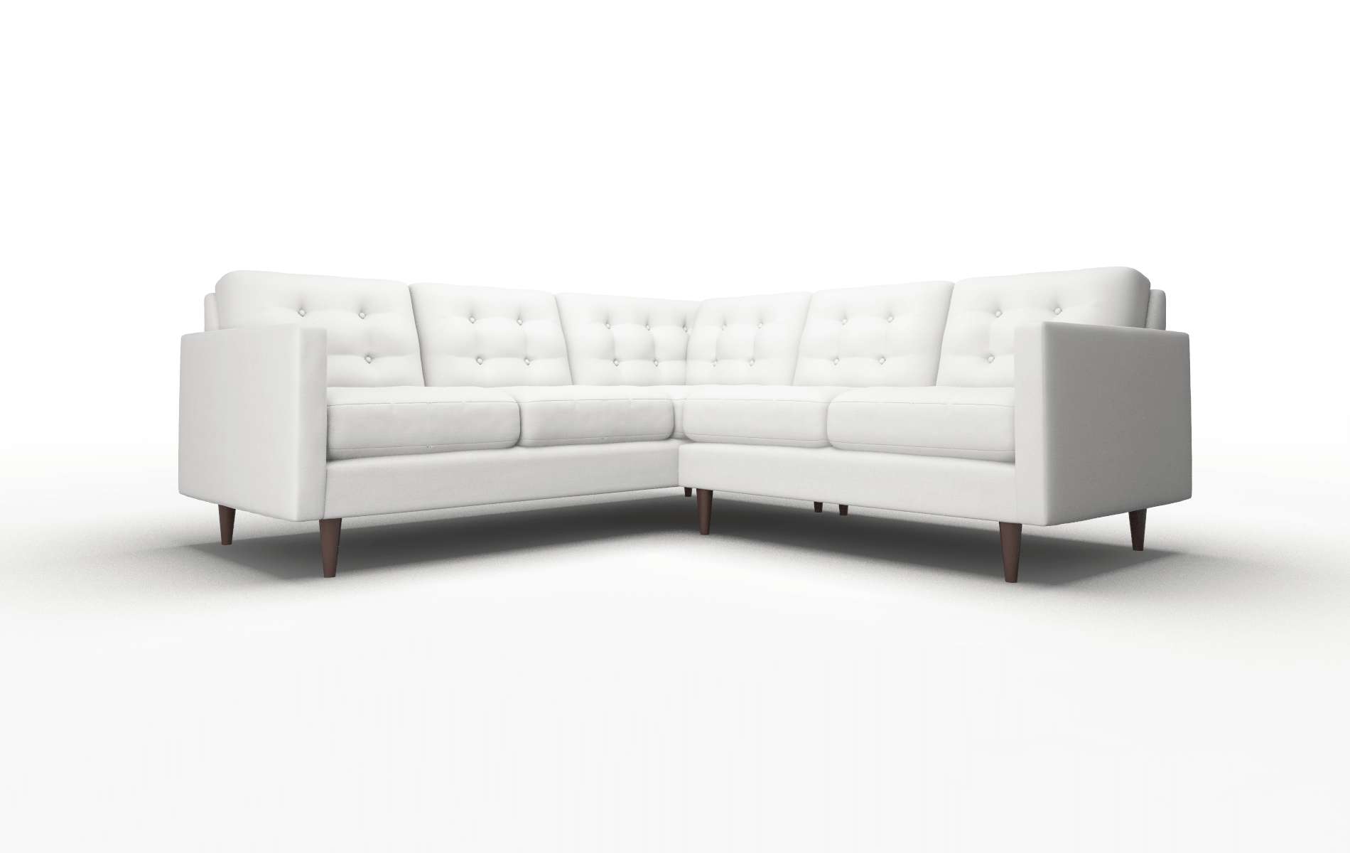 Oslo Dawson Platinum Sectional espresso legs 1