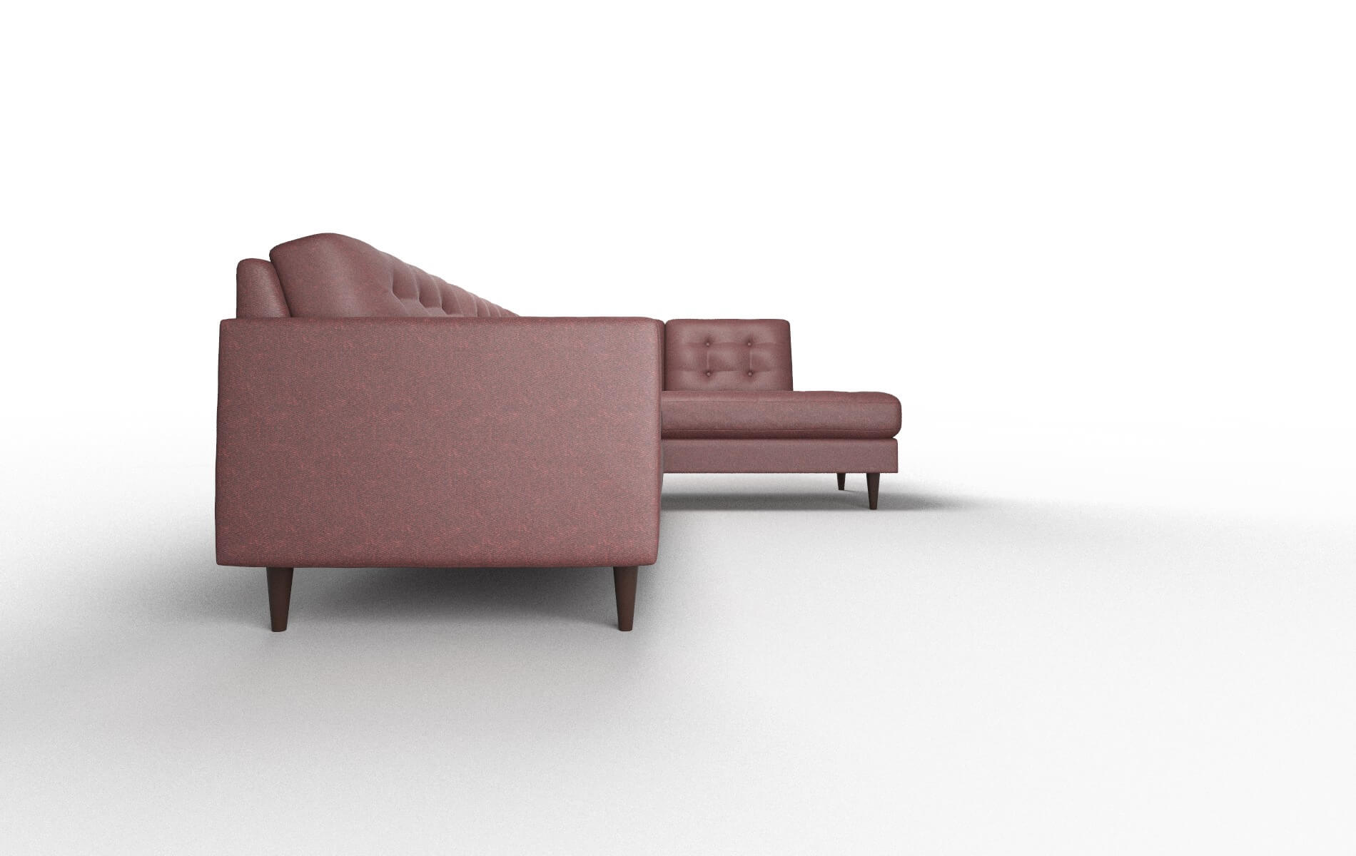 Oslo Derby Berry Panel espresso legs 3