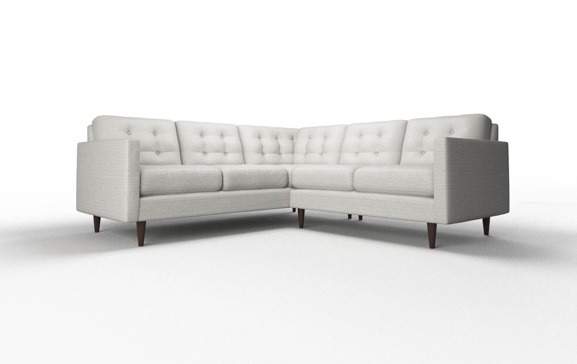 Oslo Derby Grey Sectional espresso legs 1