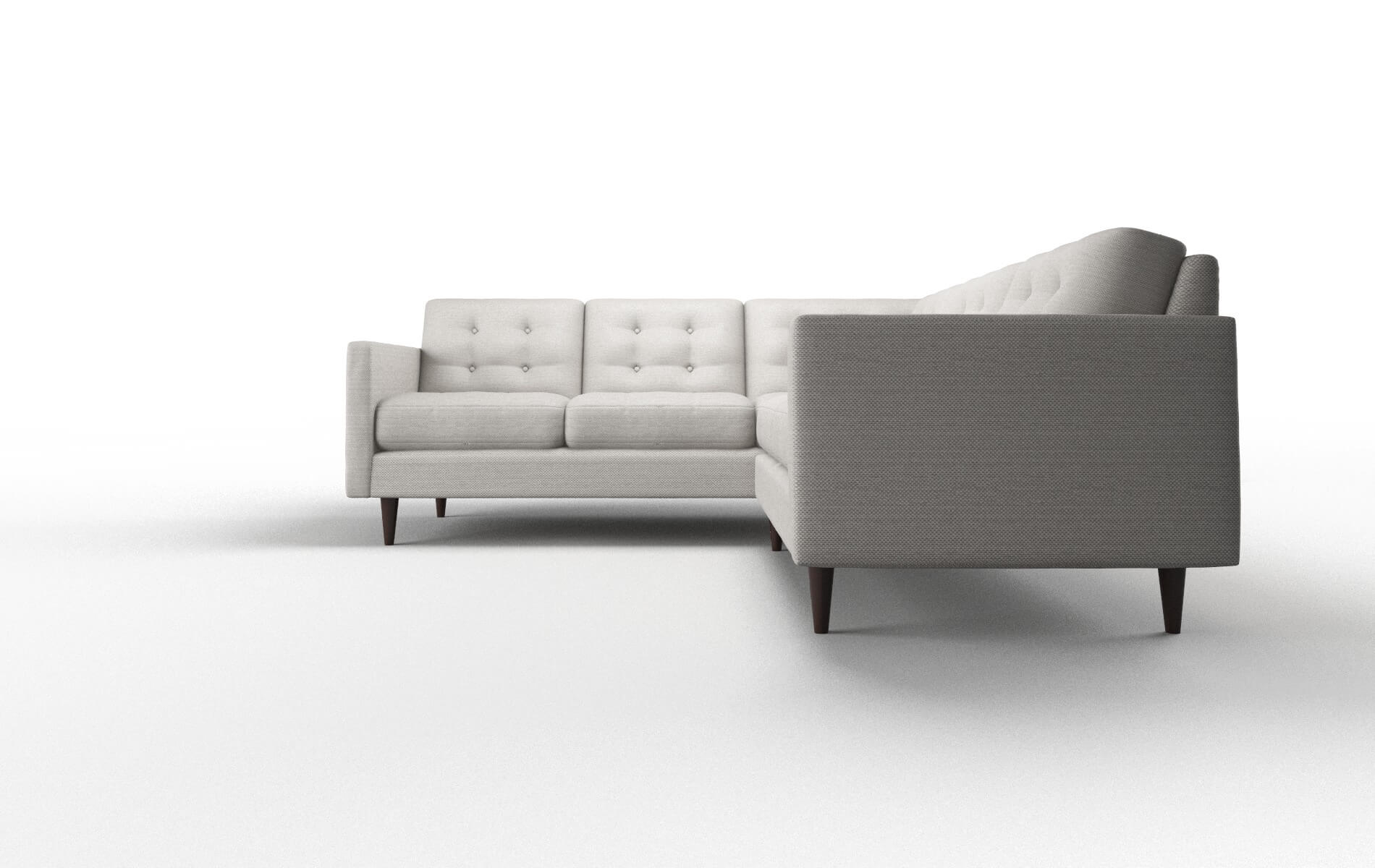 Oslo Derby Grey Sectional espresso legs 5