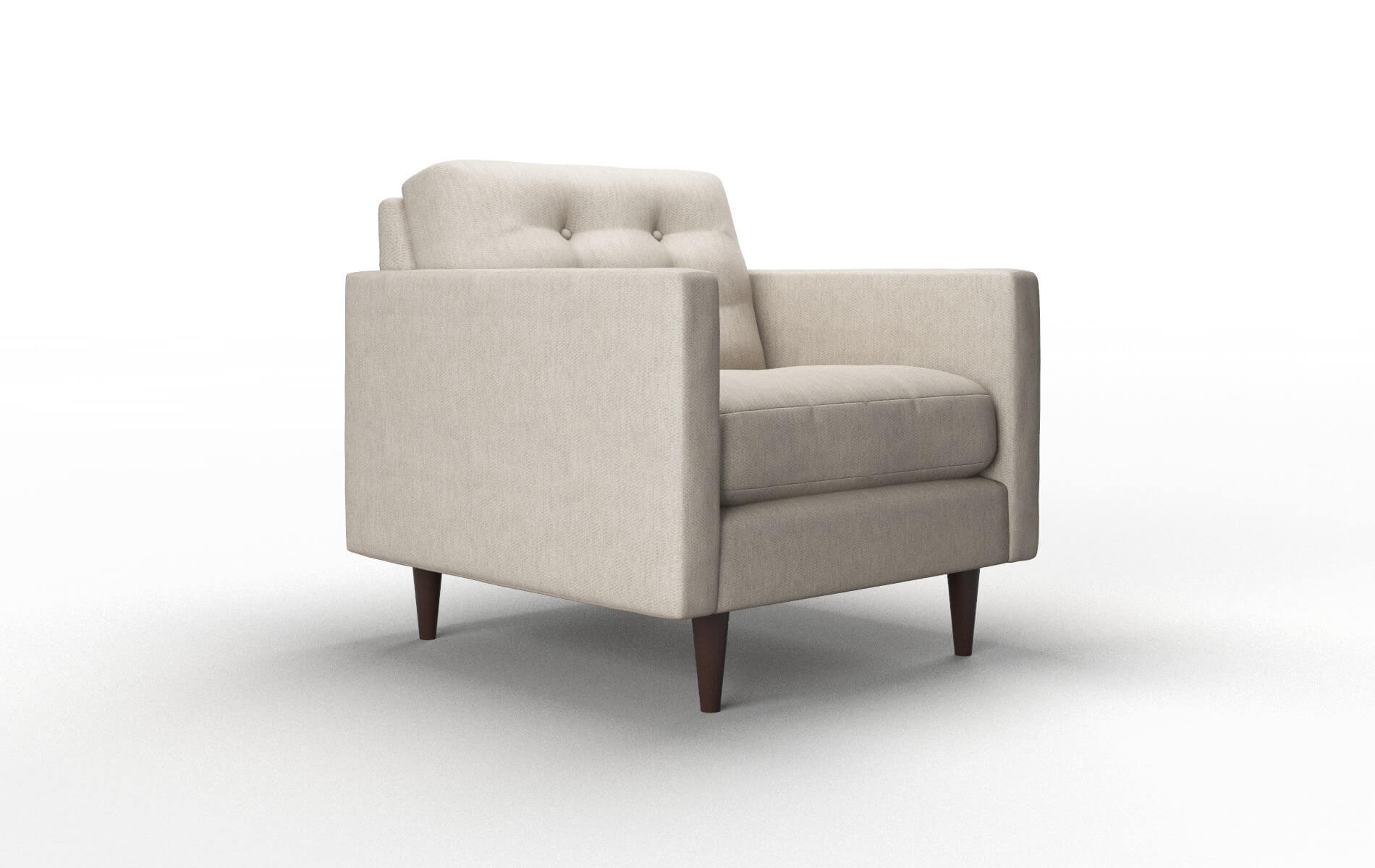 Oslo Derby Linen Chair espresso legs 2