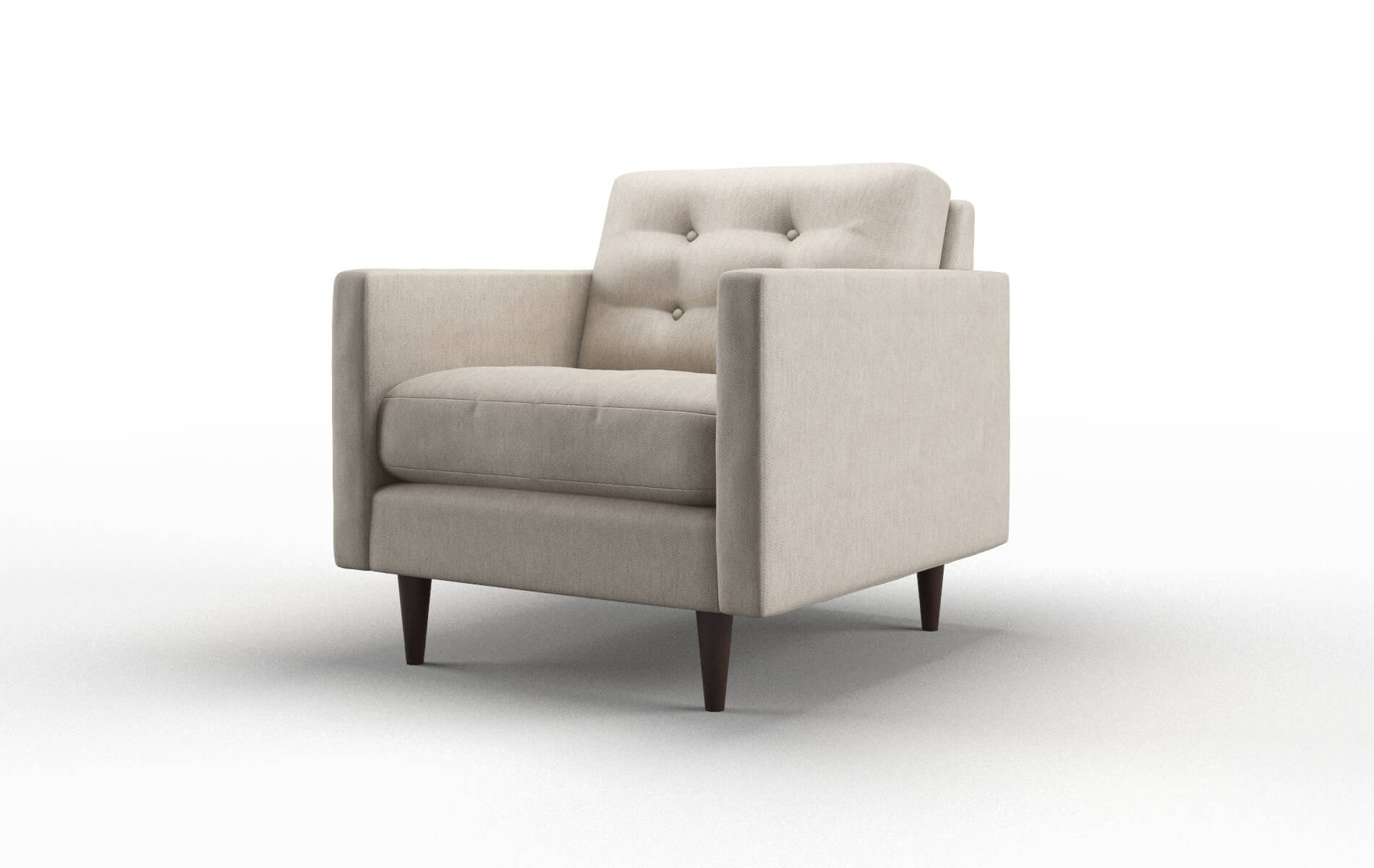 Oslo Derby Linen Chair espresso legs 4