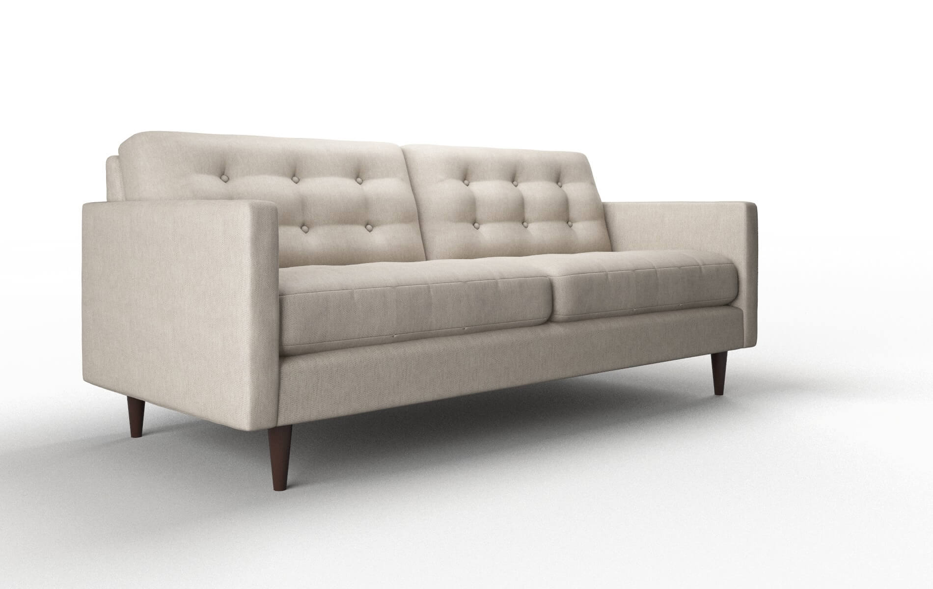 Oslo Derby Linen Sofa espresso legs 2