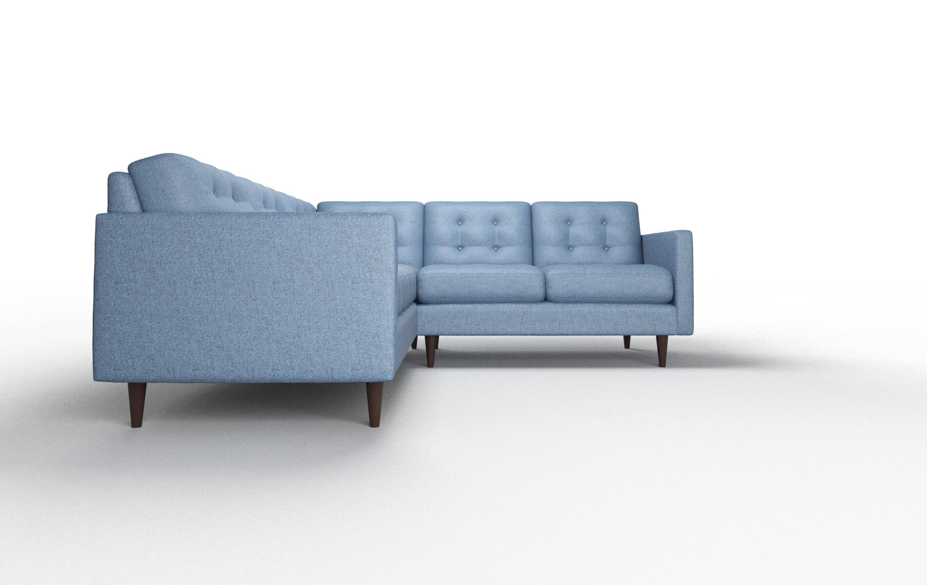 Oslo Derby Navy Sectional espresso legs 2