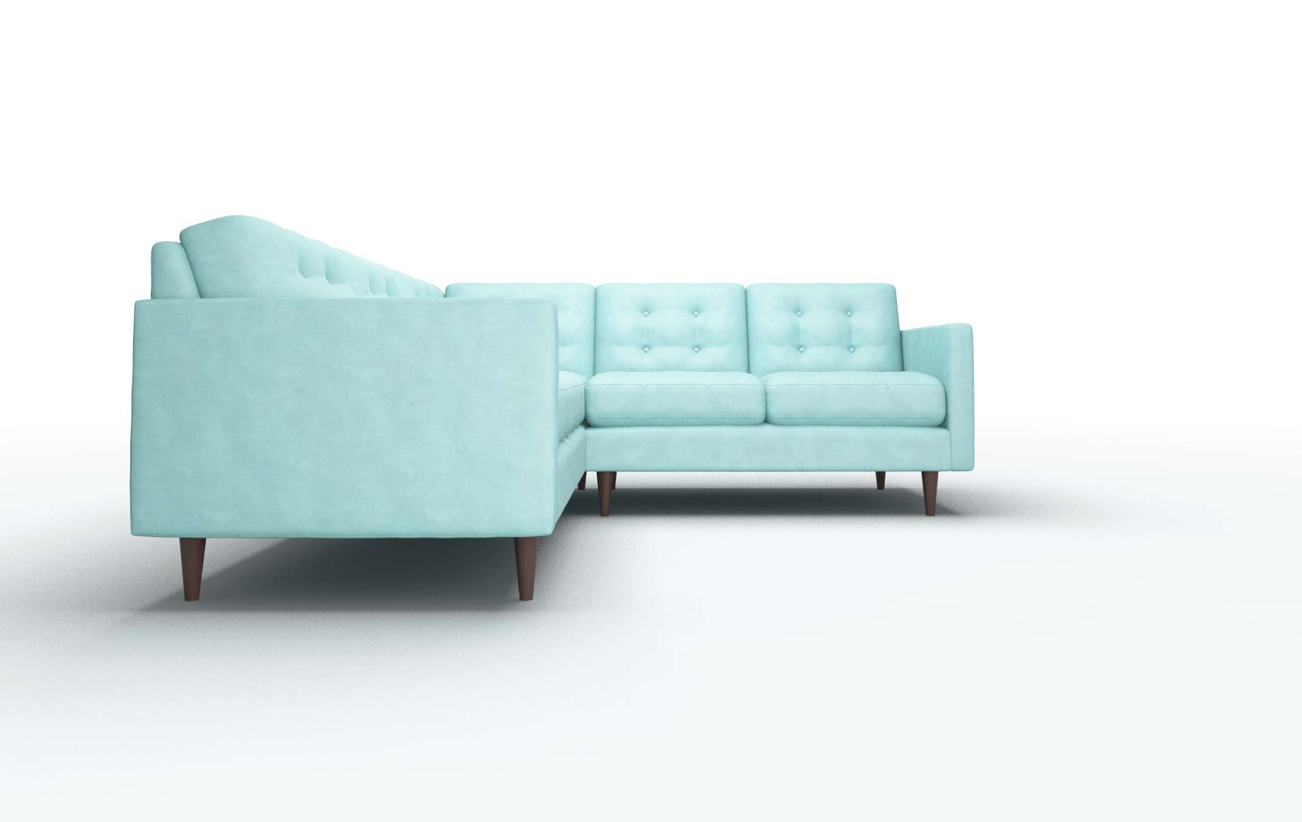 Oslo Dream_d French_blue Sectional espresso legs 2