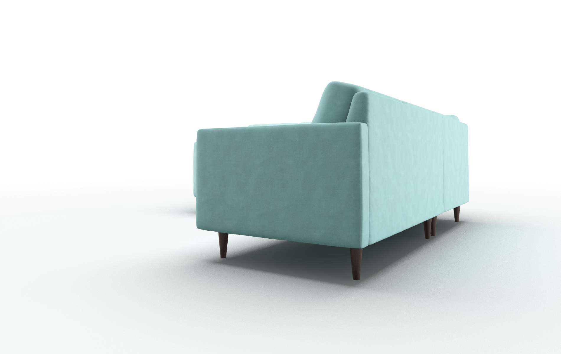 Oslo Dream_d French_blue Sectional espresso legs 4