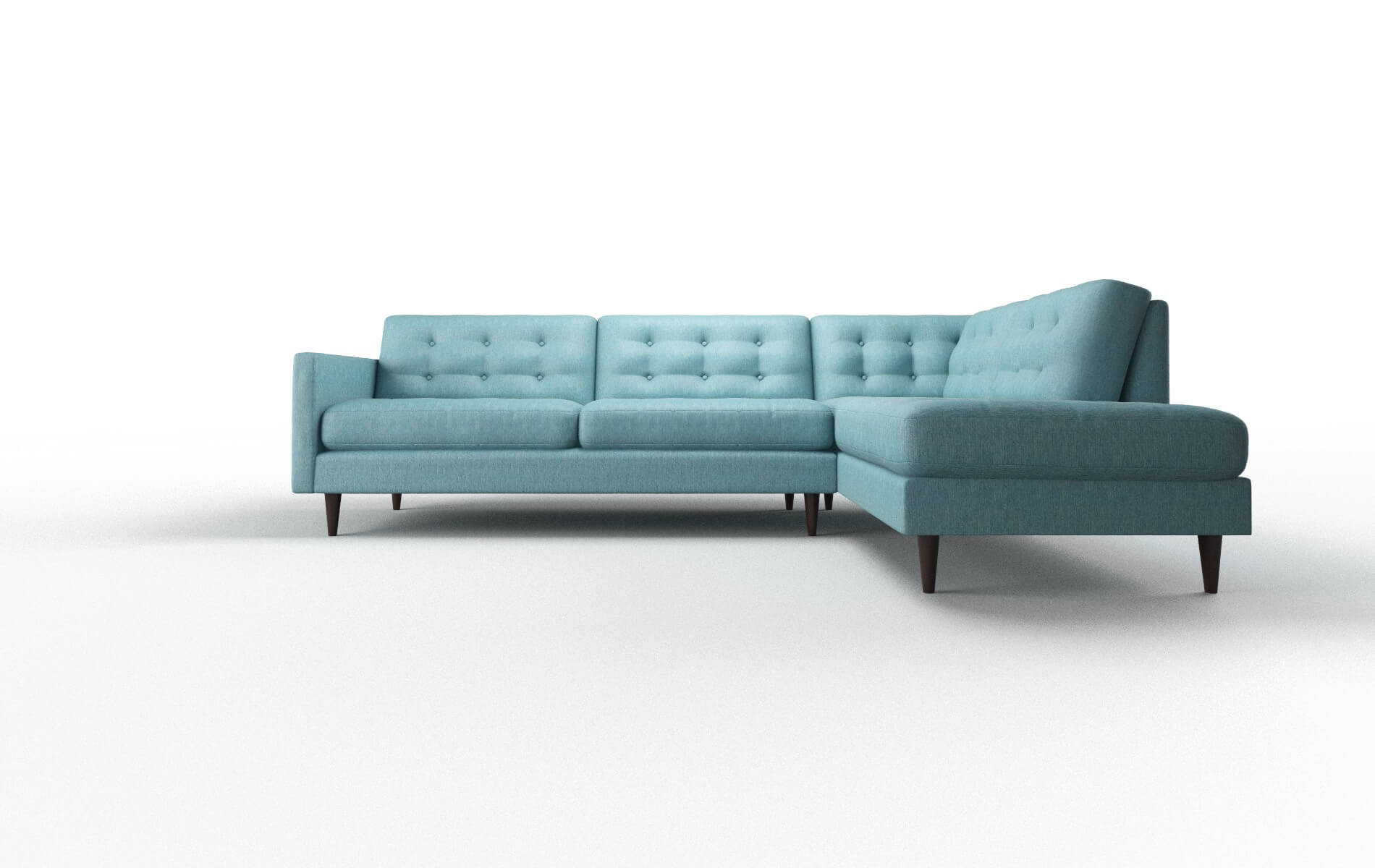Oslo Durham pine Panel Espresso Legs  1