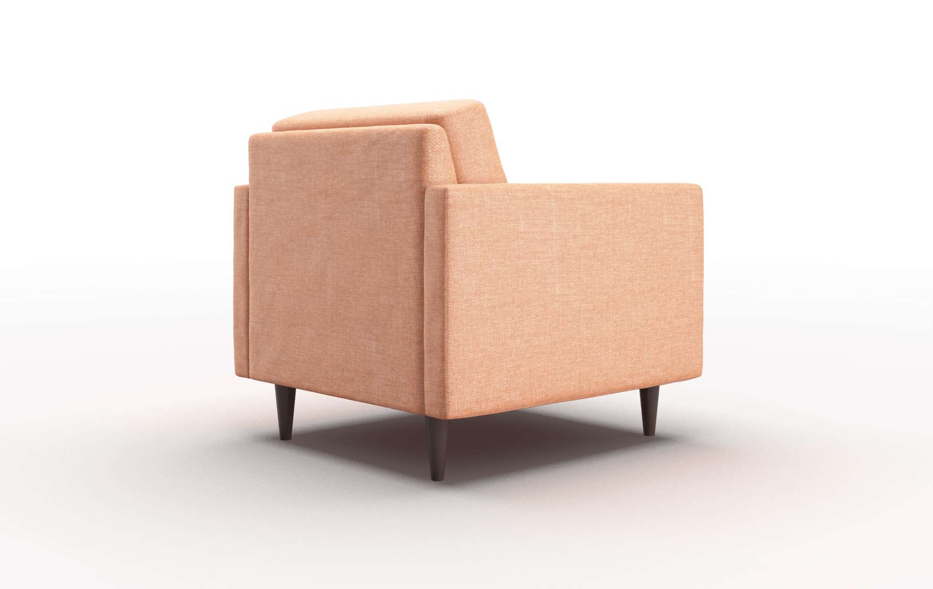 Oslo Durham Tangerine Chair espresso legs 5