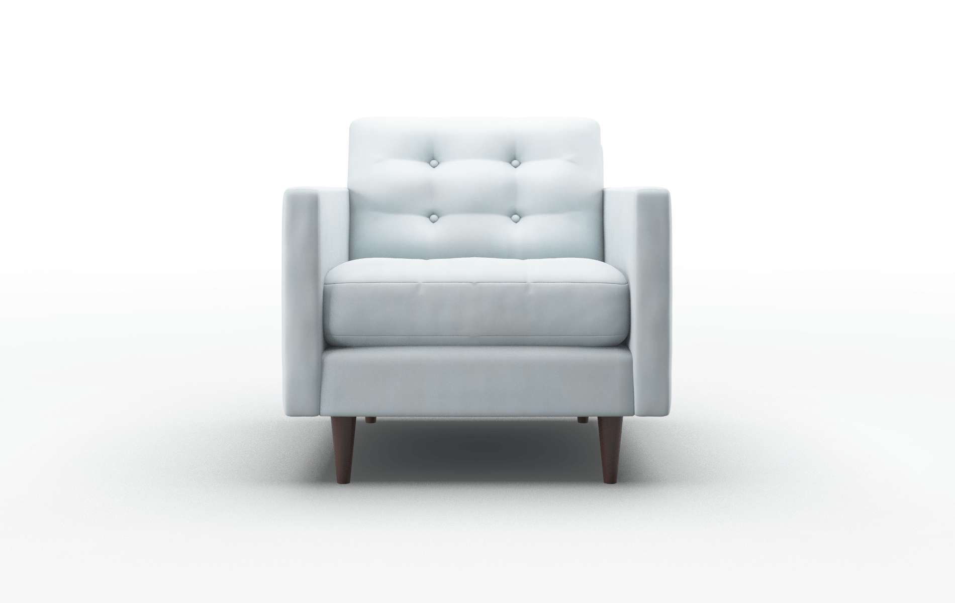 Oslo Hathaway Aqua Chair espresso legs 1