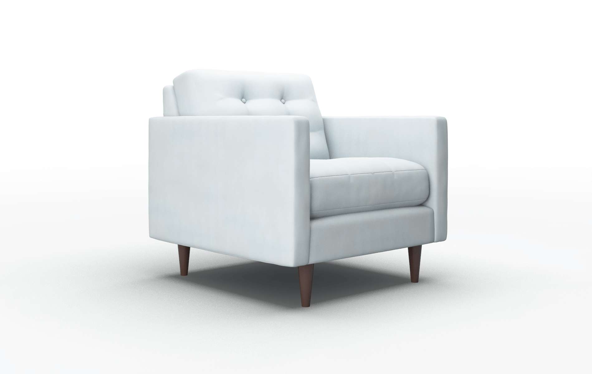 Oslo Hathaway Aqua Chair espresso legs 2