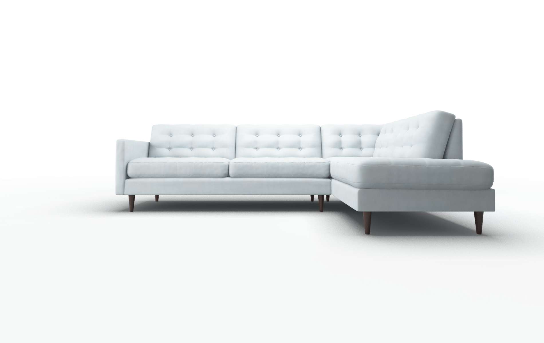 Oslo Hathaway aqua Panel Espresso Legs  1