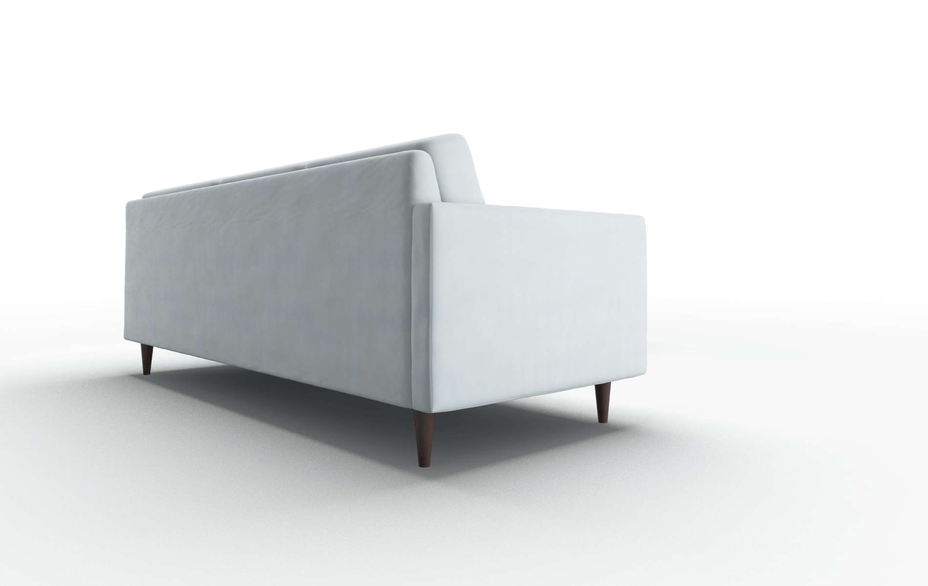 Oslo Hathaway Aqua Sectional espresso legs 3