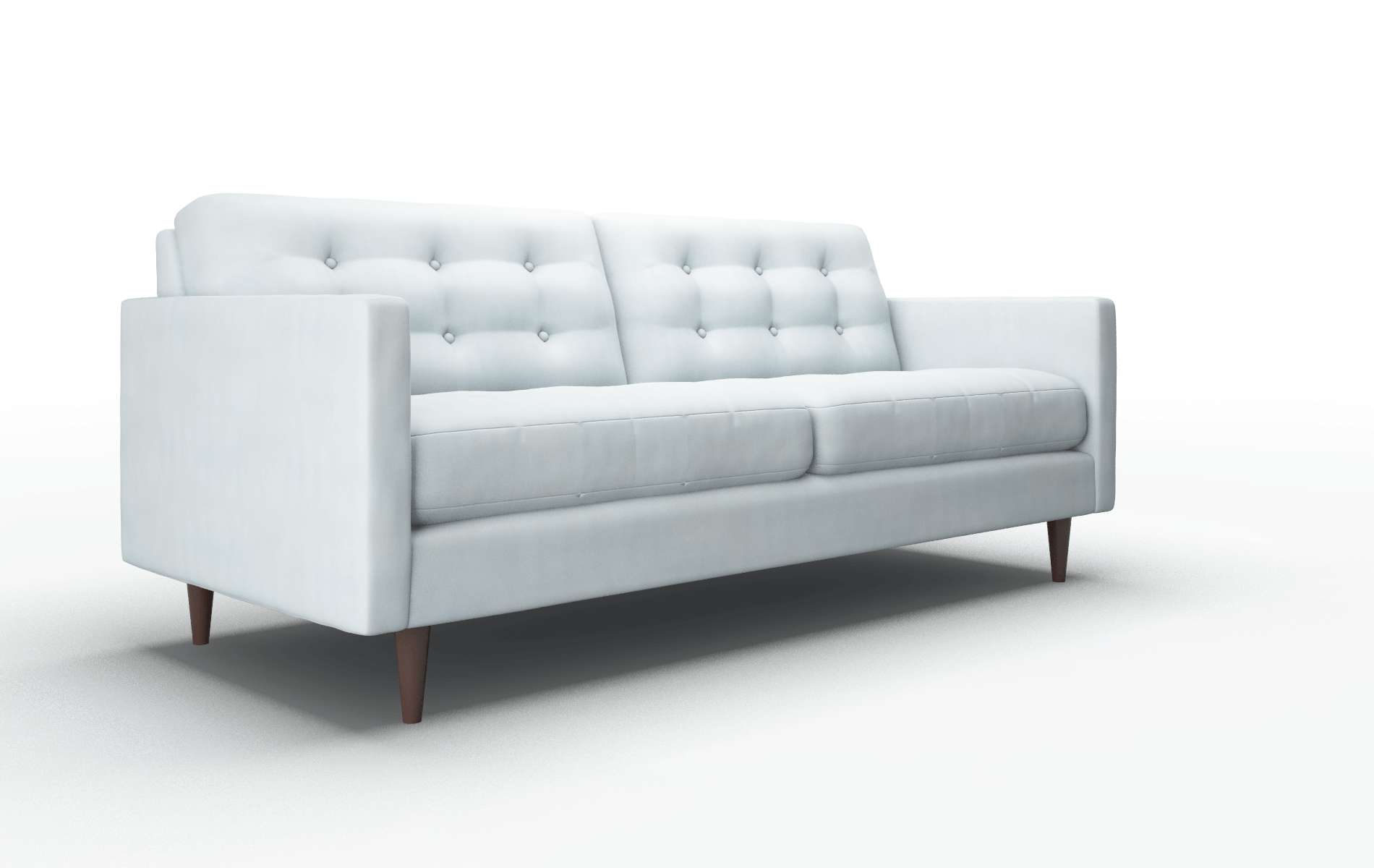 Oslo Hathaway Aqua Sofa espresso legs 2