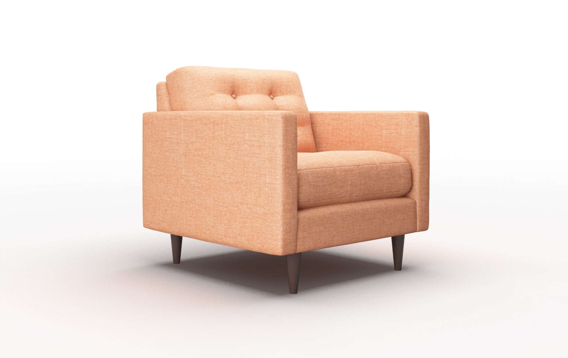 Oslo Hepburn Appricot Chair espresso legs 2