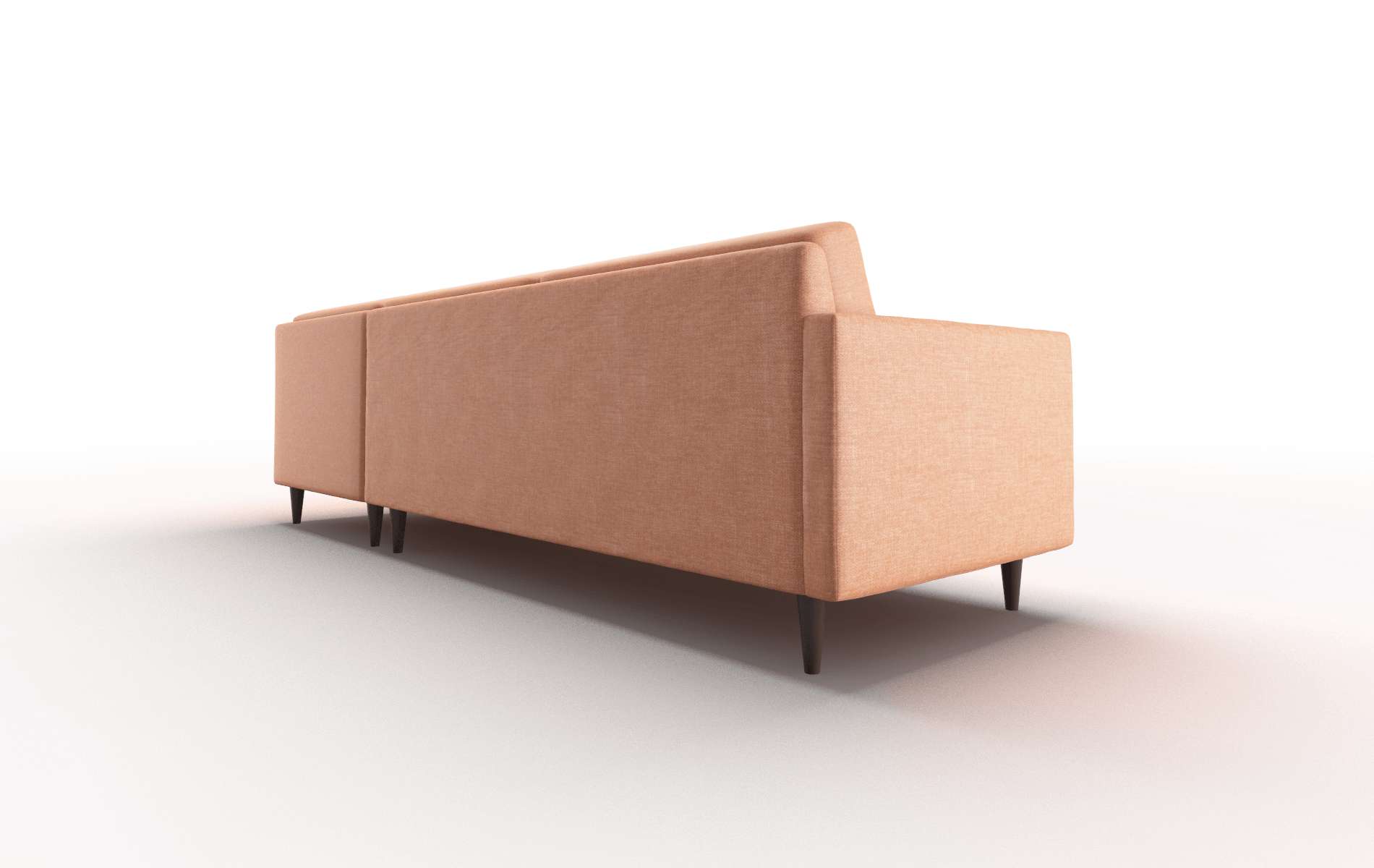 Oslo Hepburn Appricot Panel espresso legs 5