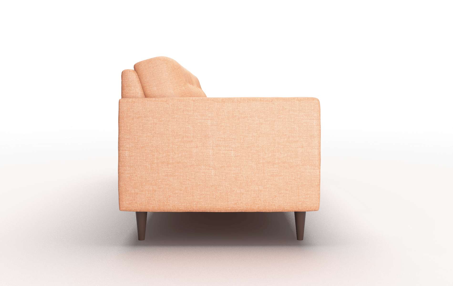 Oslo Hepburn Appricot Sofa espresso legs 3